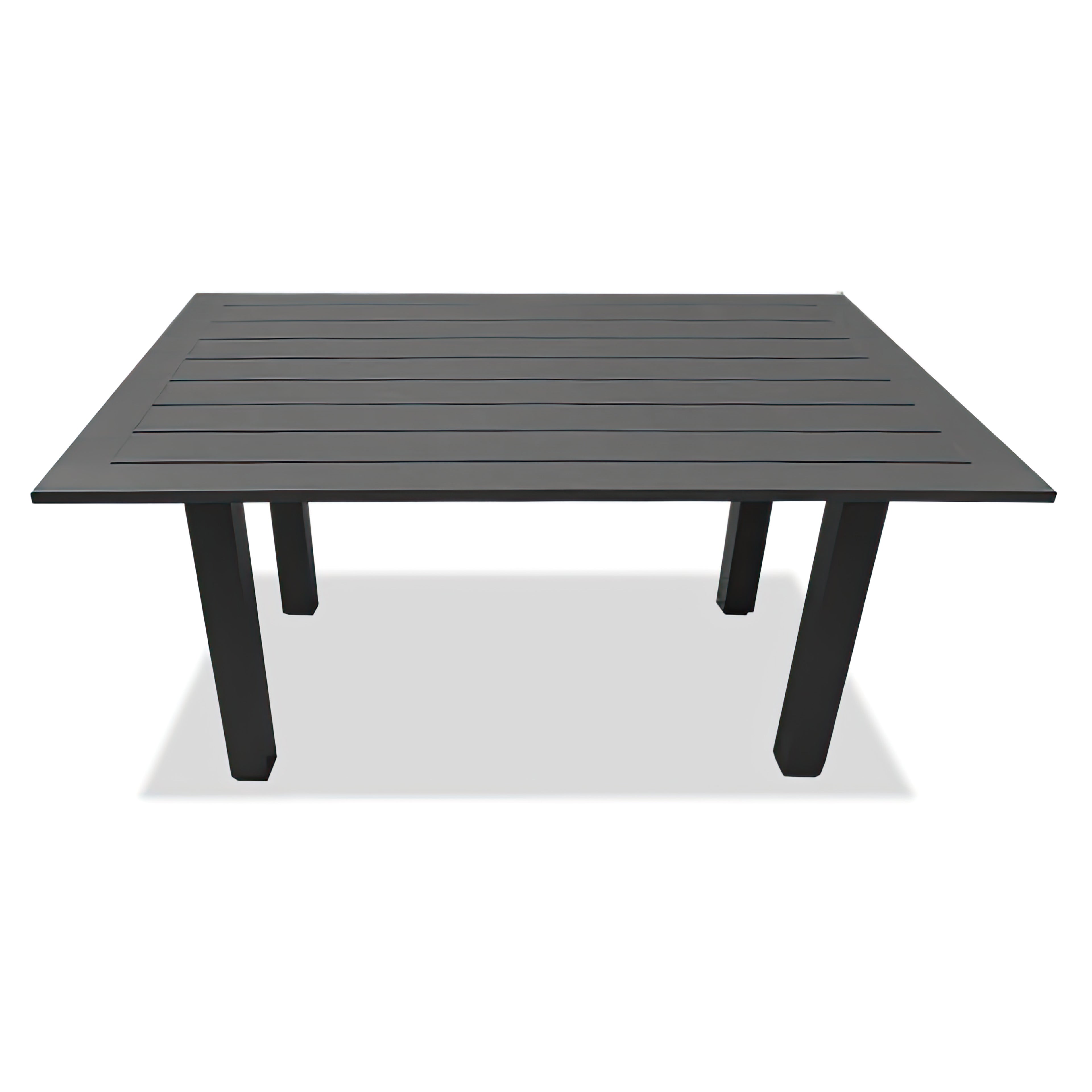 Avion Classic 4 Piece Aluminum Loveseat Set#Finish_Slate
