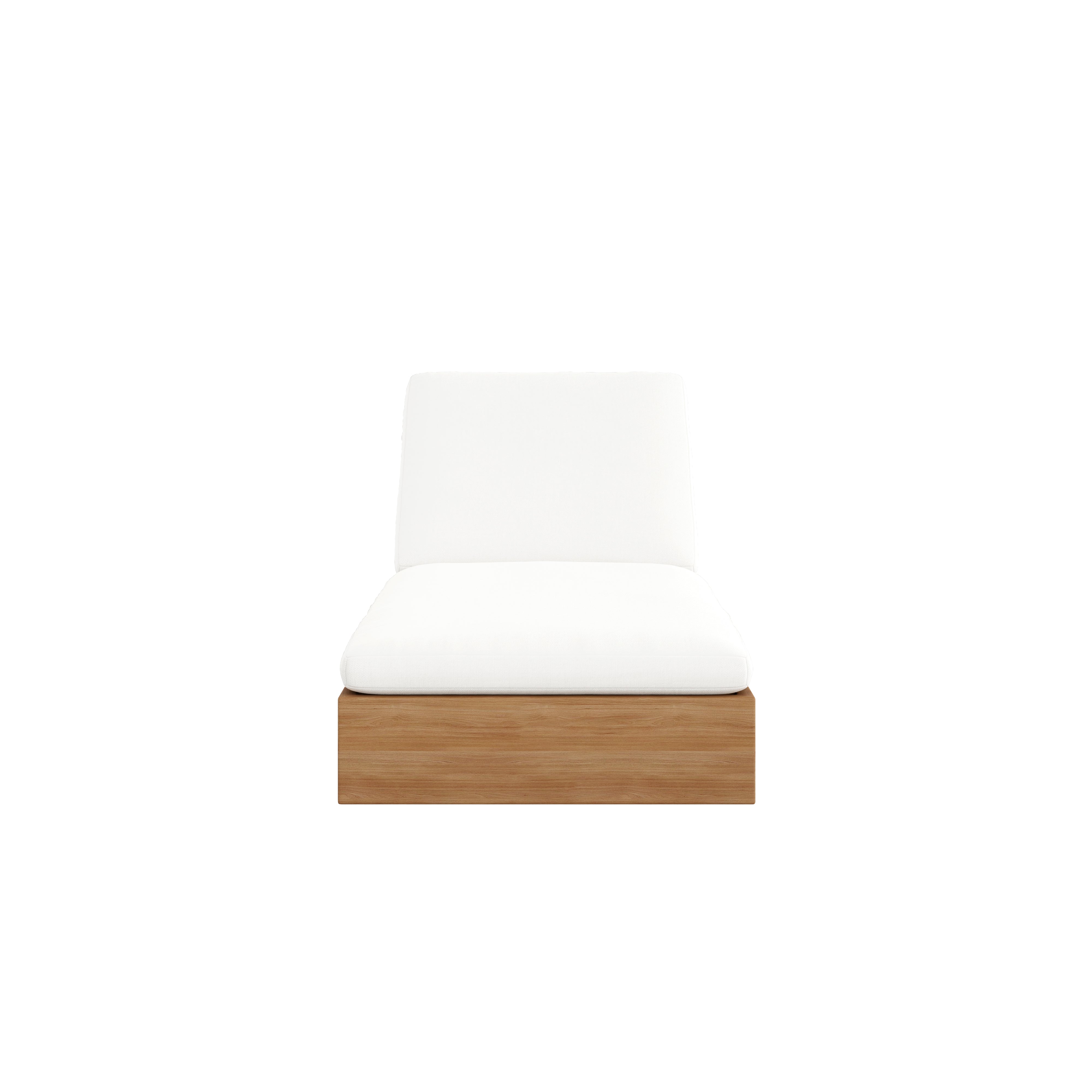 Beja Chaise Lounge#Finish_Natural Sanded#Fabric_Canvas Natural