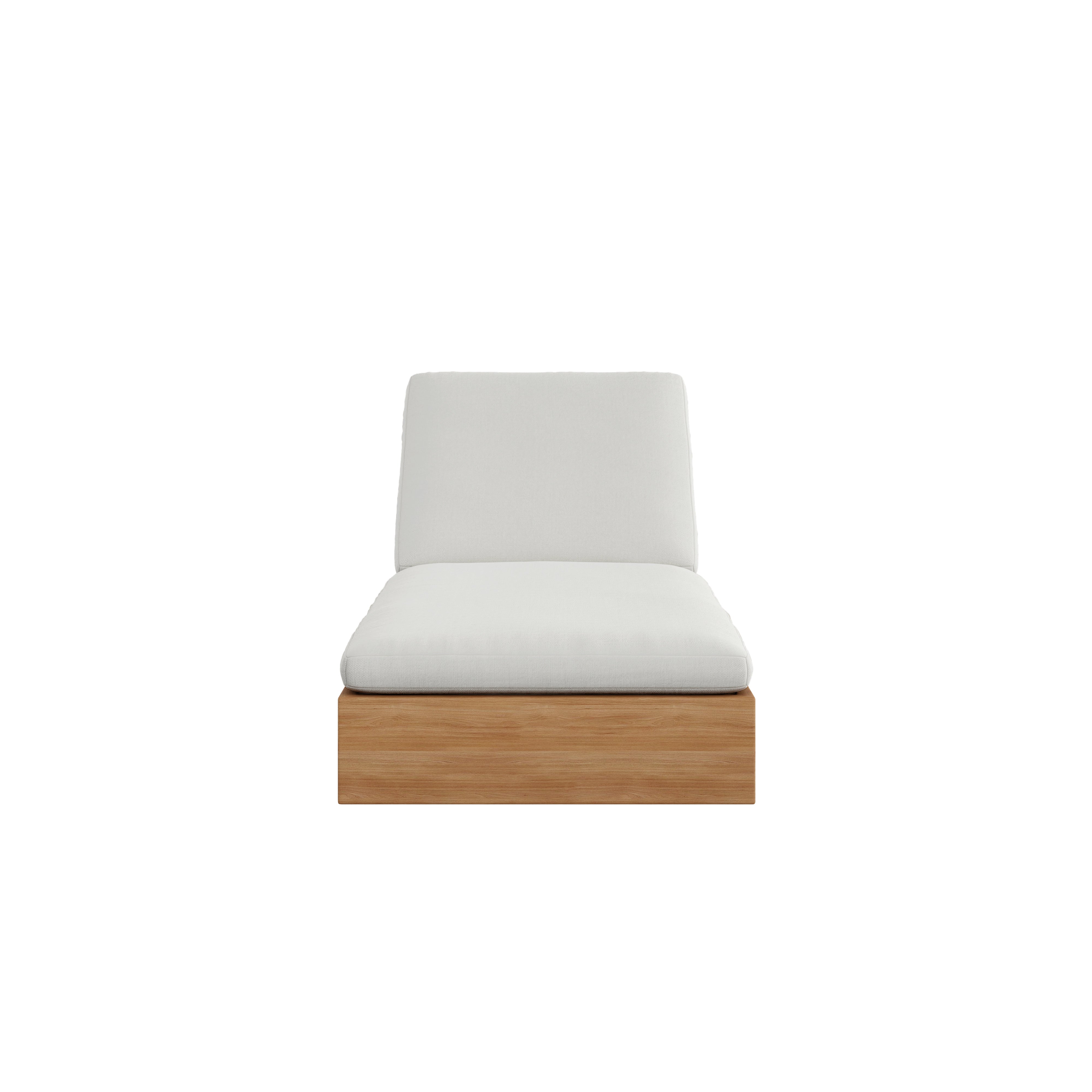 Beja Chaise Lounge#Finish_Natural Sanded#Fabric_Cast Silver
