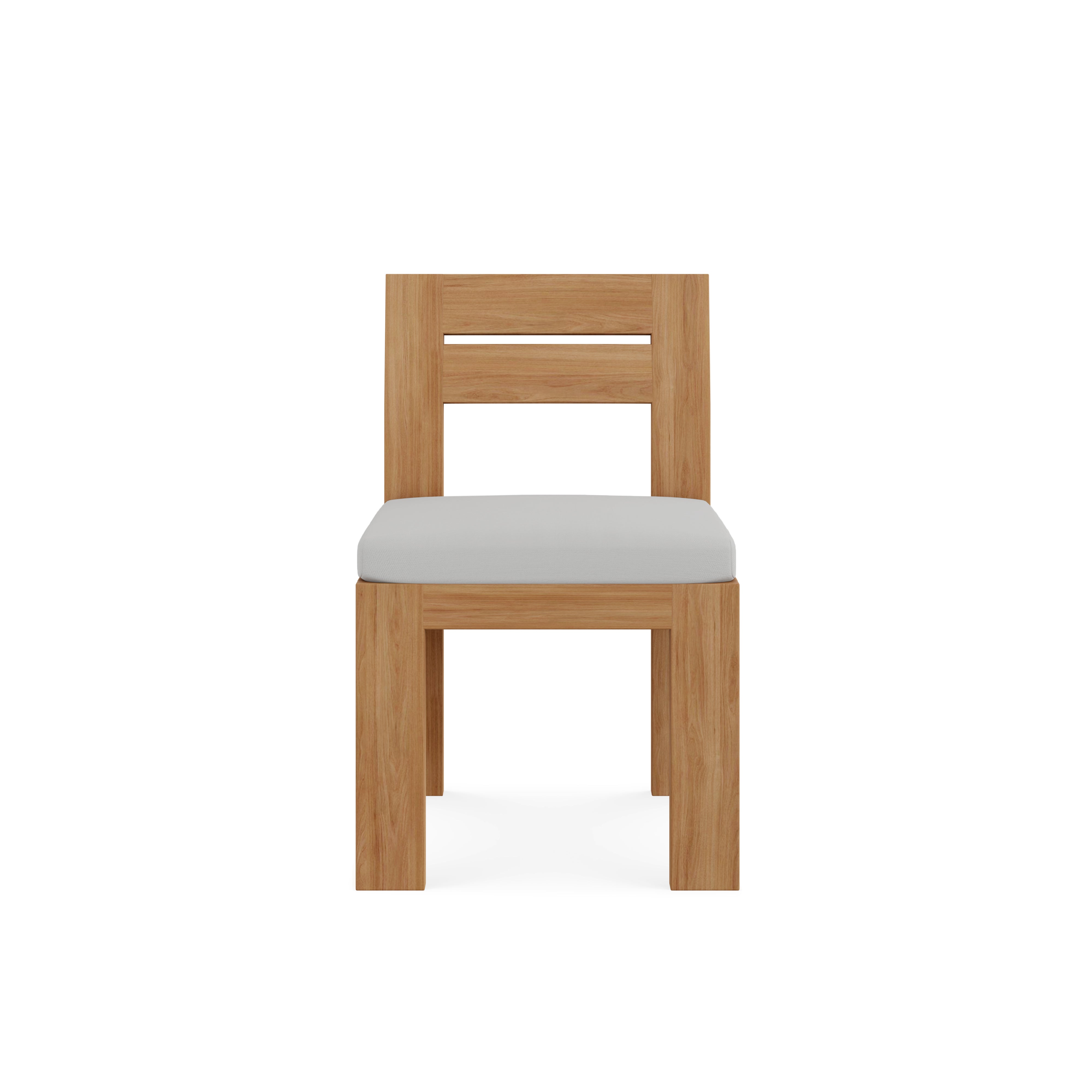 Beja Dining Side Chair#Finish_Natural Sanded#Fabric_Cast Silver
