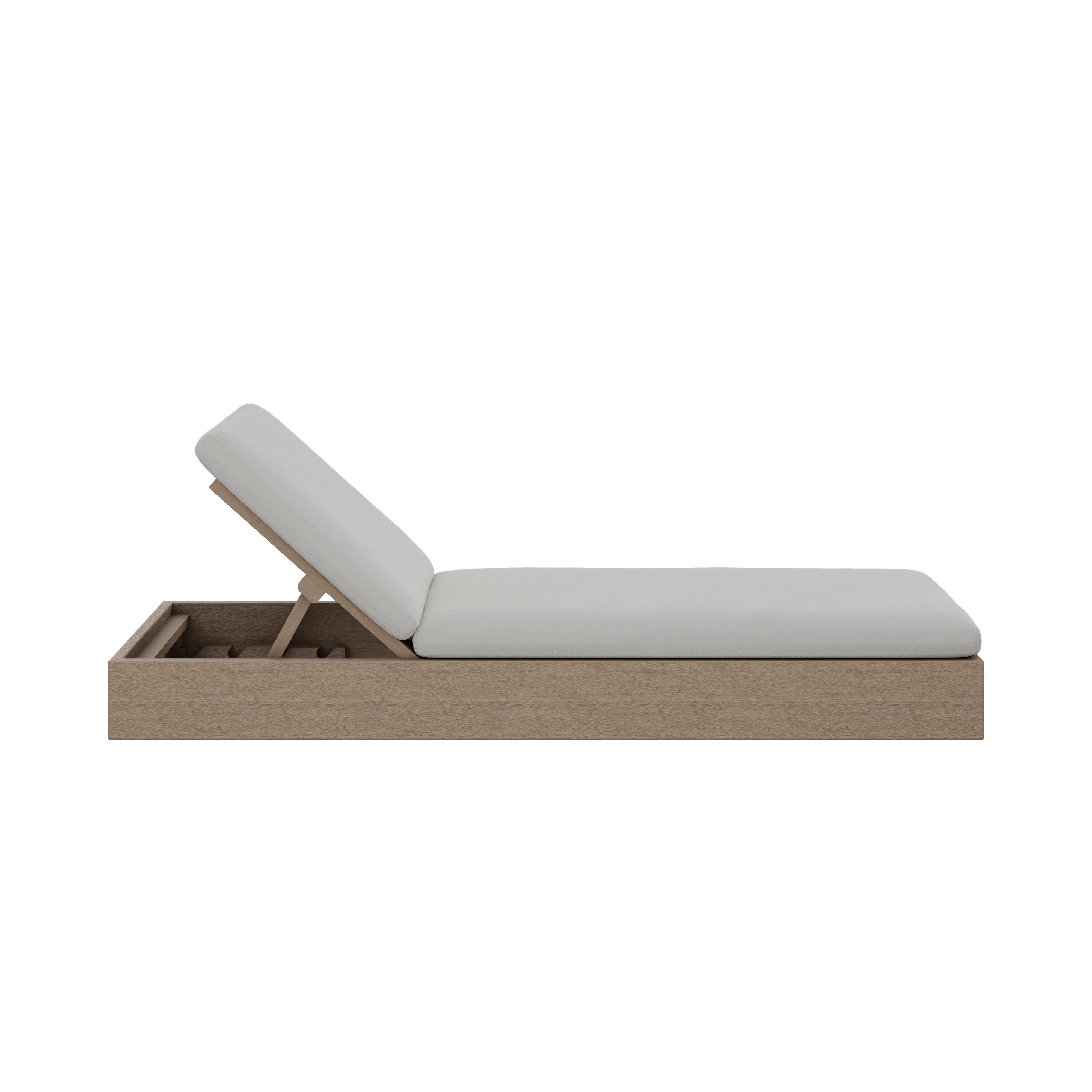 Beja Chaise Lounge#Finish_Weathered#Fabric_Cast Silver