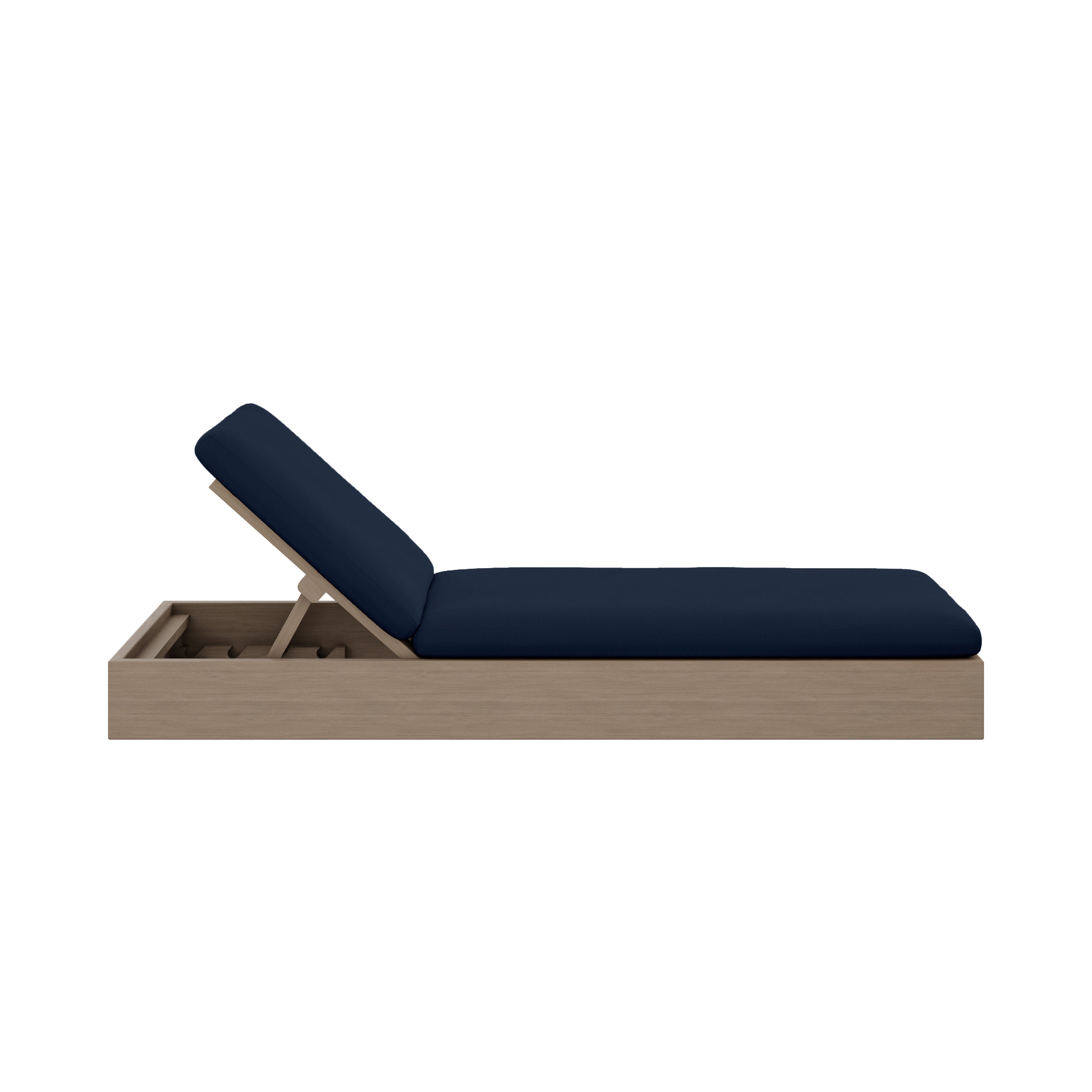 Beja Chaise Lounge#Finish_Weathered#Fabric_Spectrum Indigo