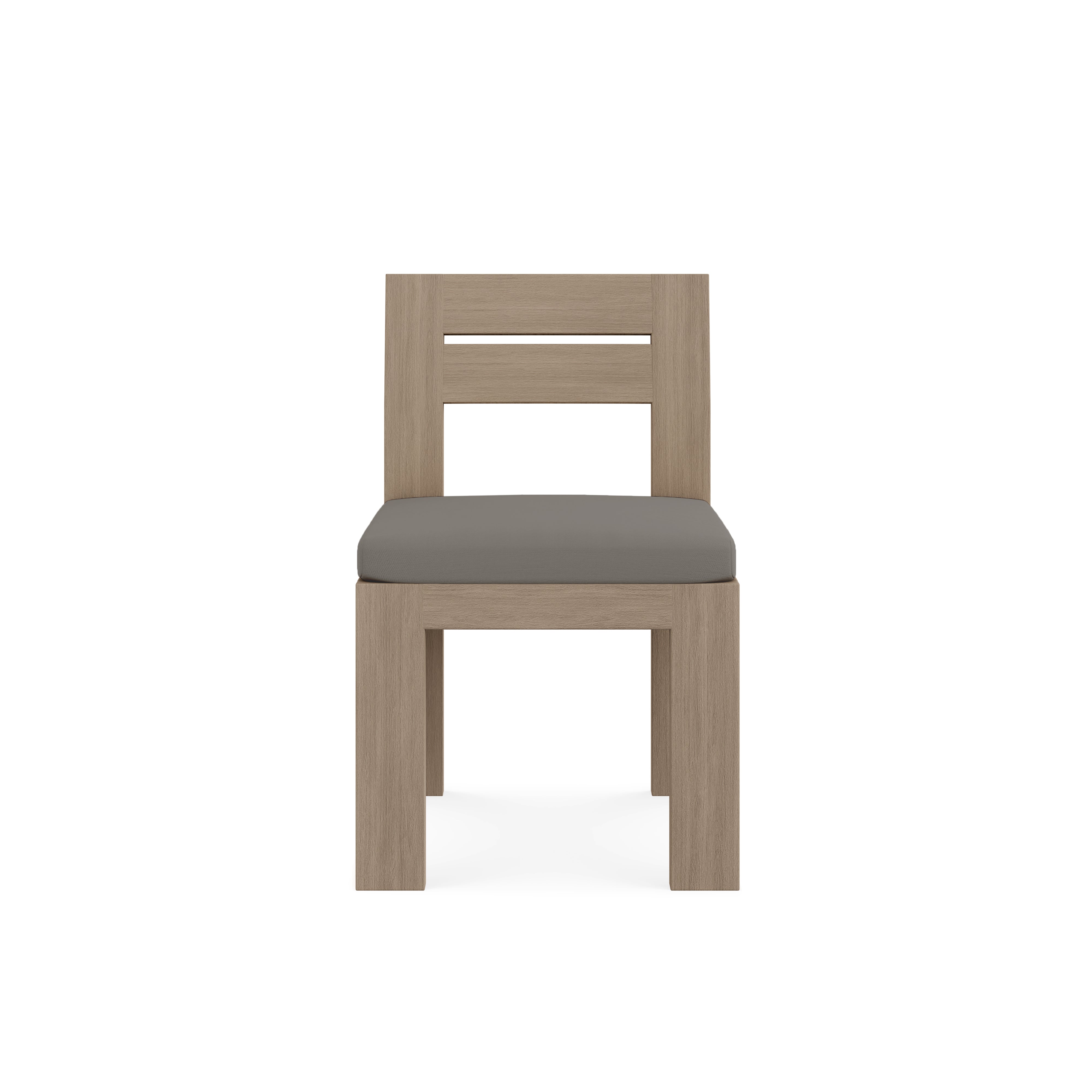 Beja Dining Side Chair#Finish_Weathered#Fabric_Canvas Charcoal