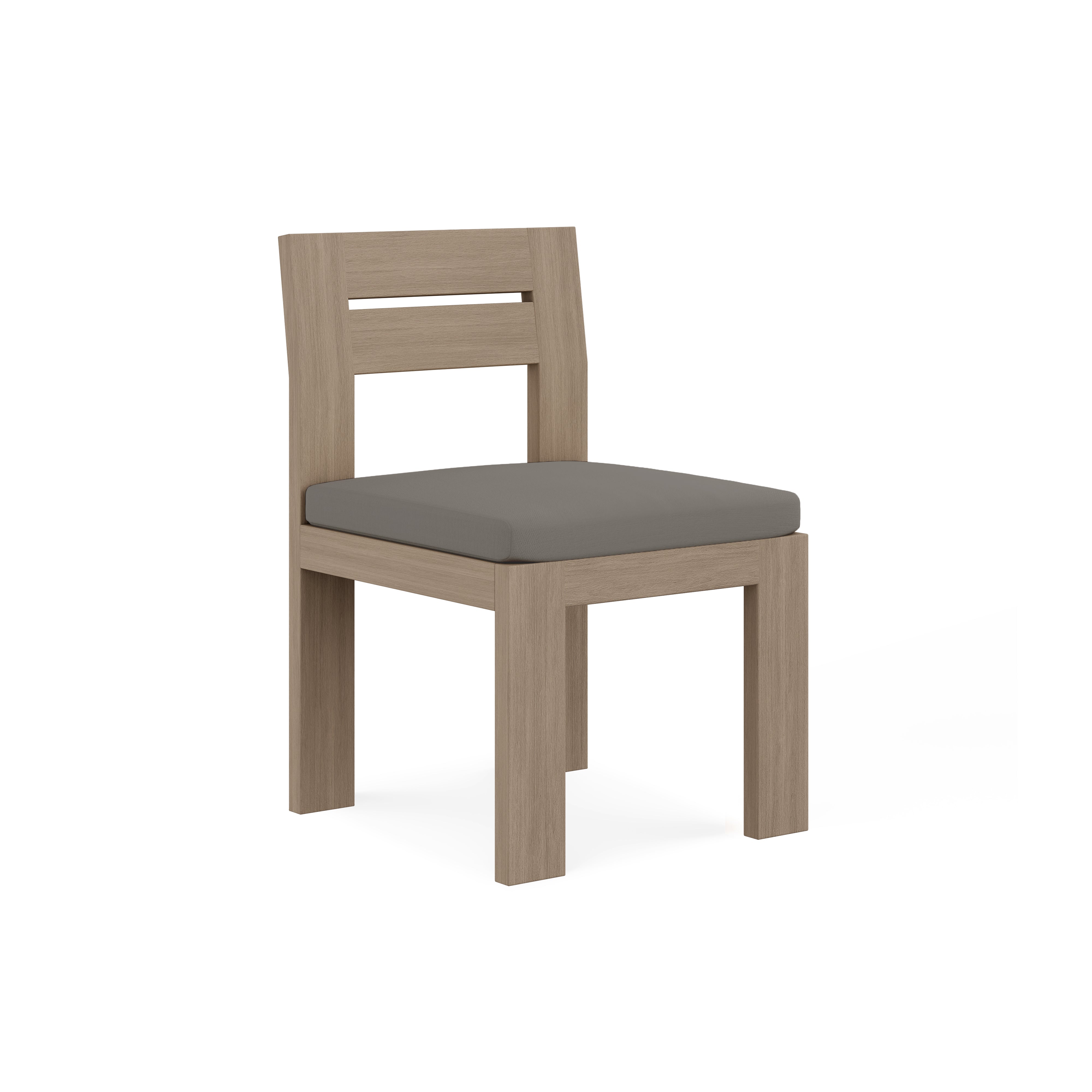 Beja Dining Side Chair#Finish_Weathered#Fabric_Canvas Charcoal