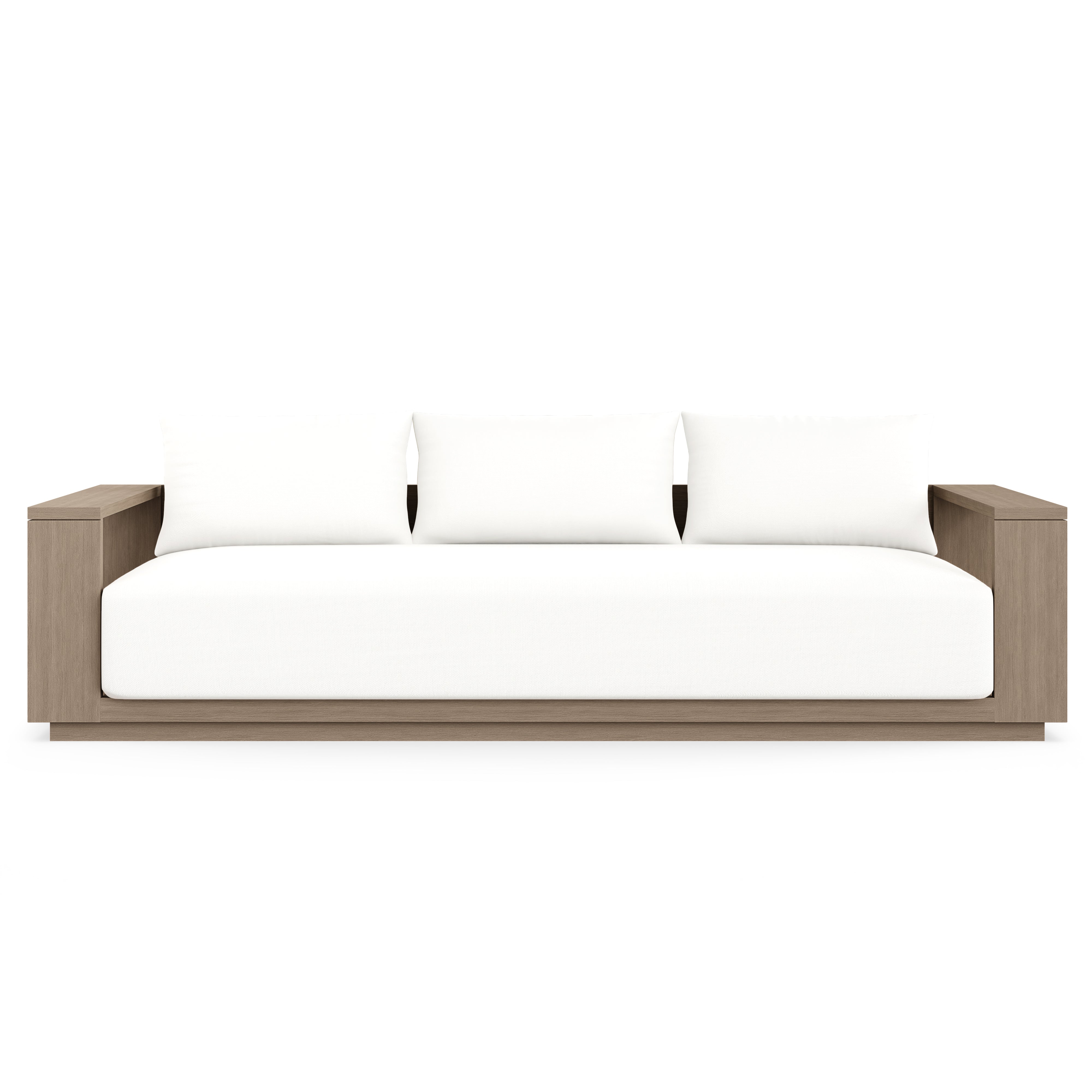 Beja Luxe Sofa#Finish_Weathered#Fabric_Canvas Natural