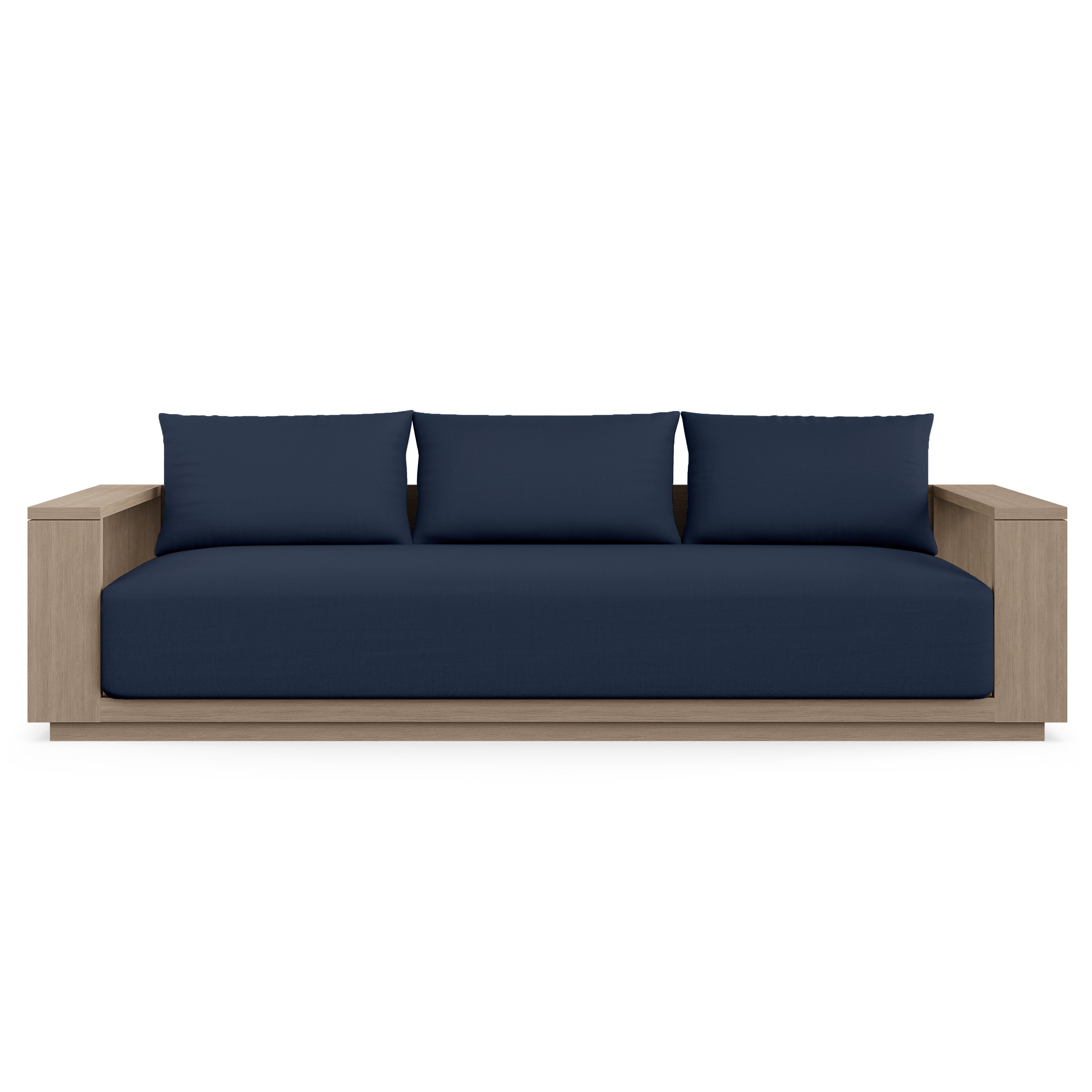 Beja Luxe Sofa#Finish_Weathered#Fabric_Spectrum Indigo