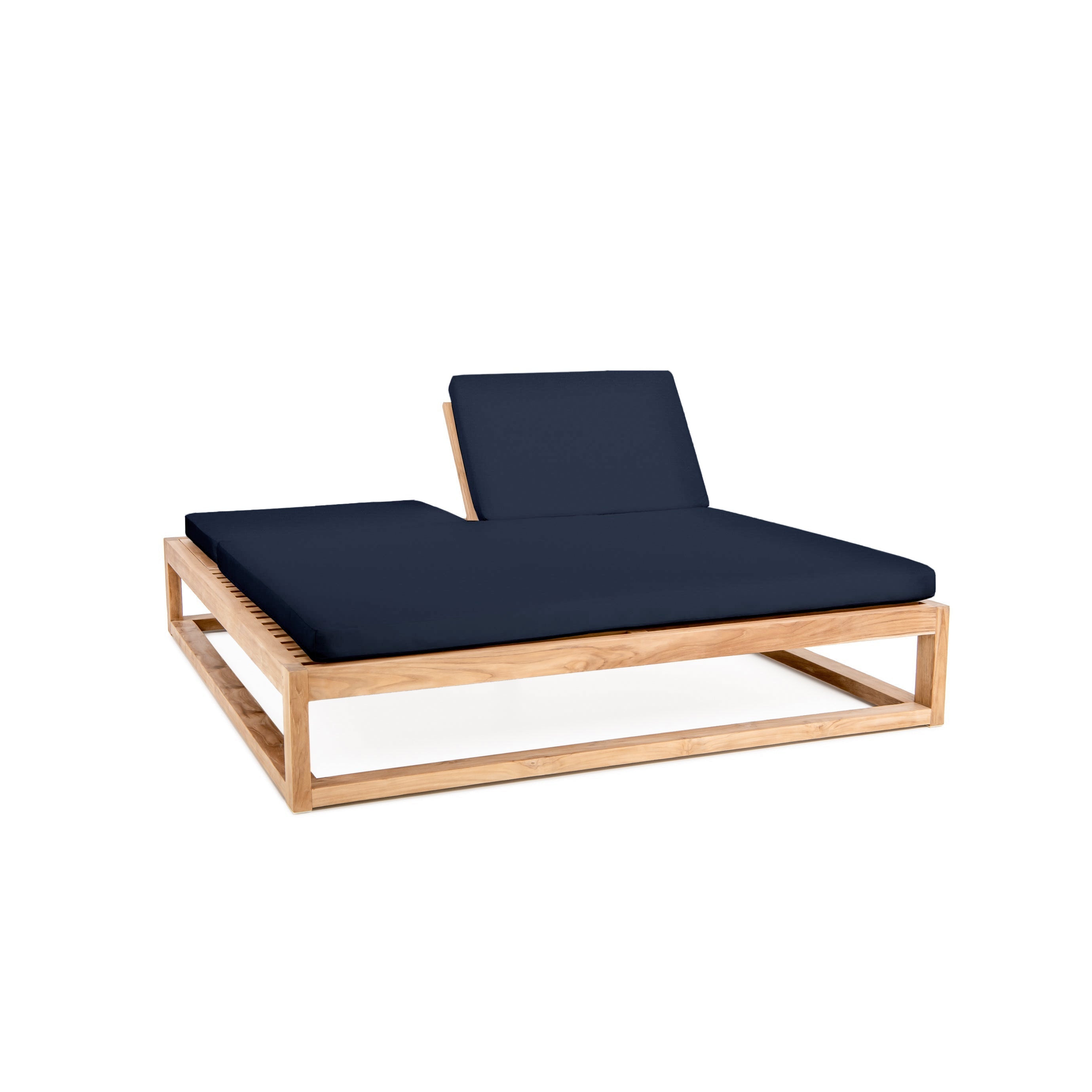 Caldas Double Chaise#Fabric_Spectrum Indigo