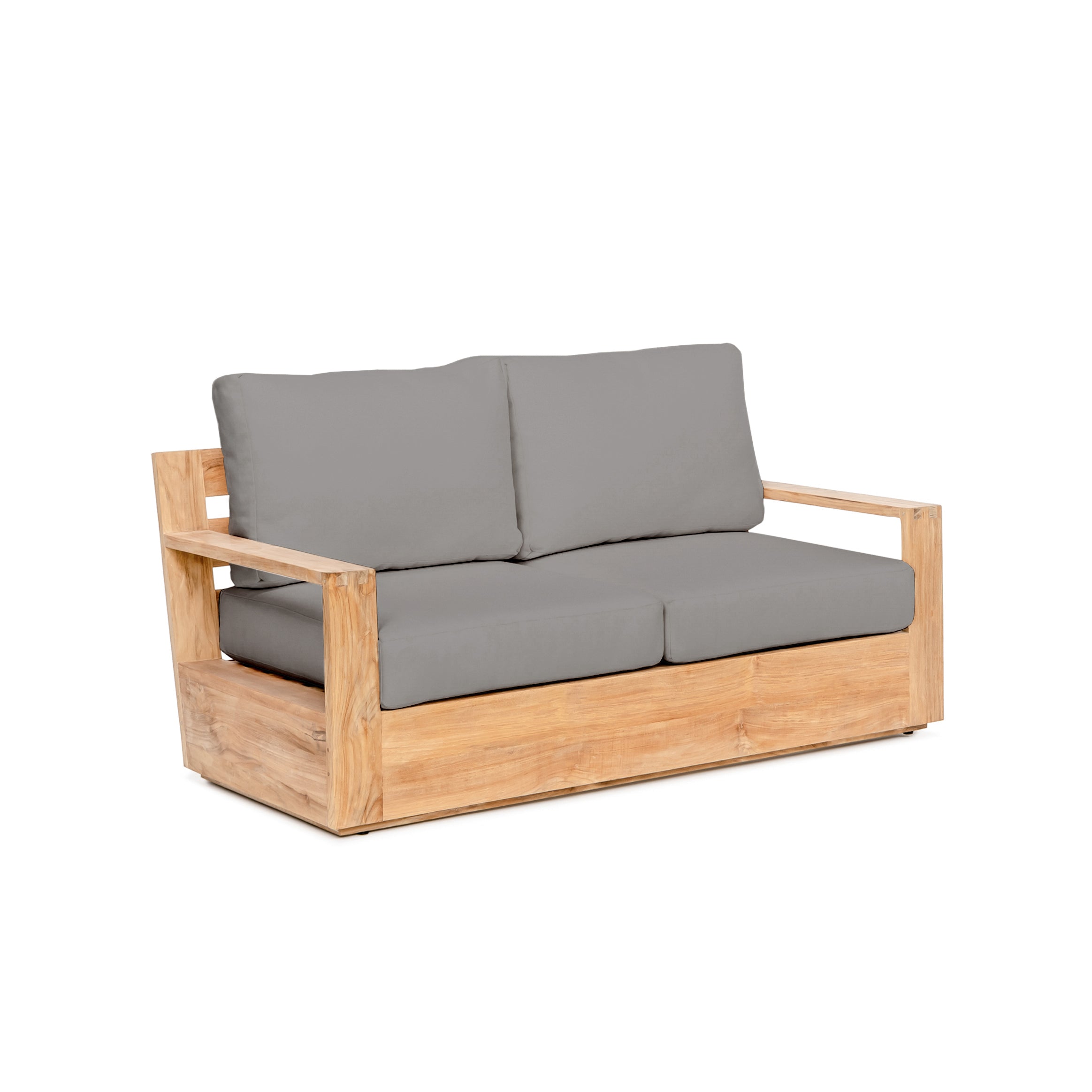 Caldas Loveseat#Fabric_Canvas Charcoal