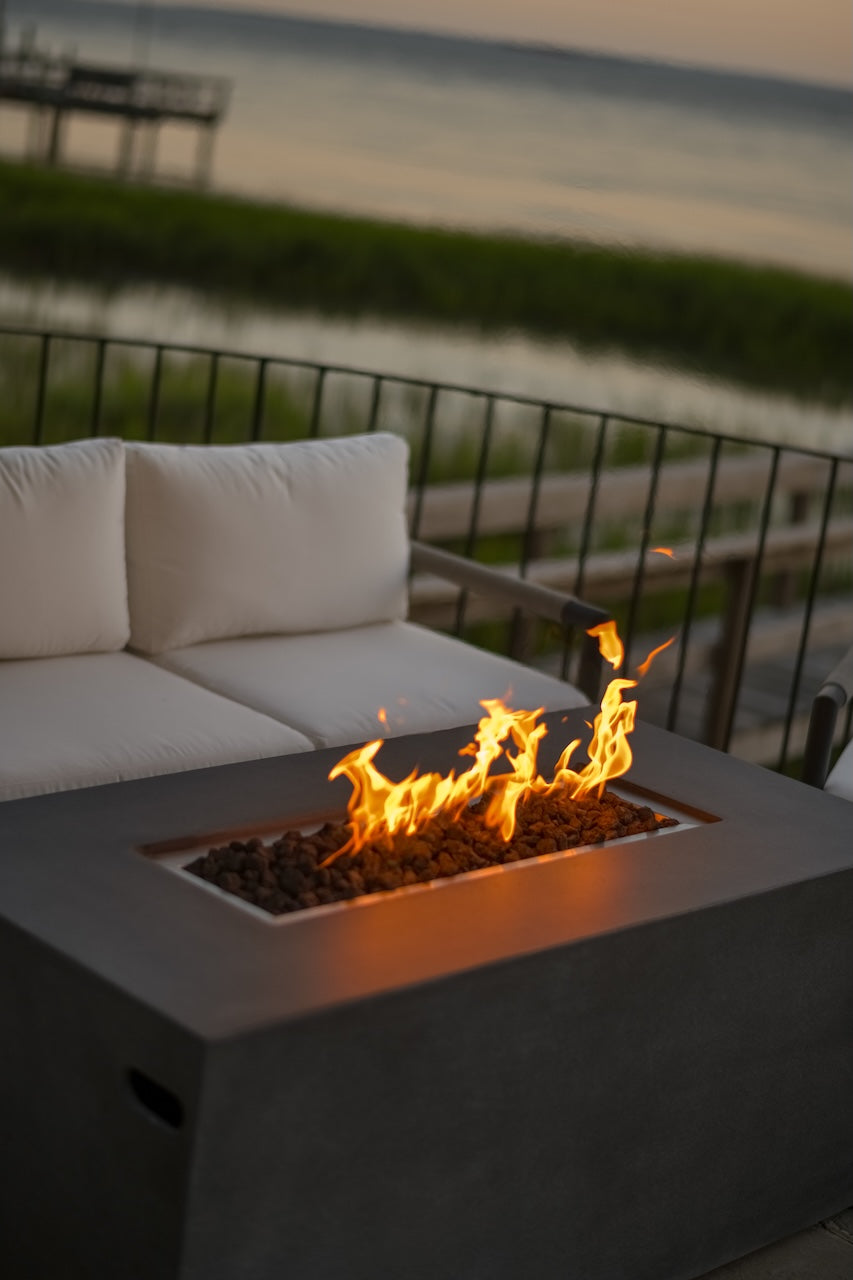 Mason 72" Rectangular Hidden Propane Gas Fire Pit