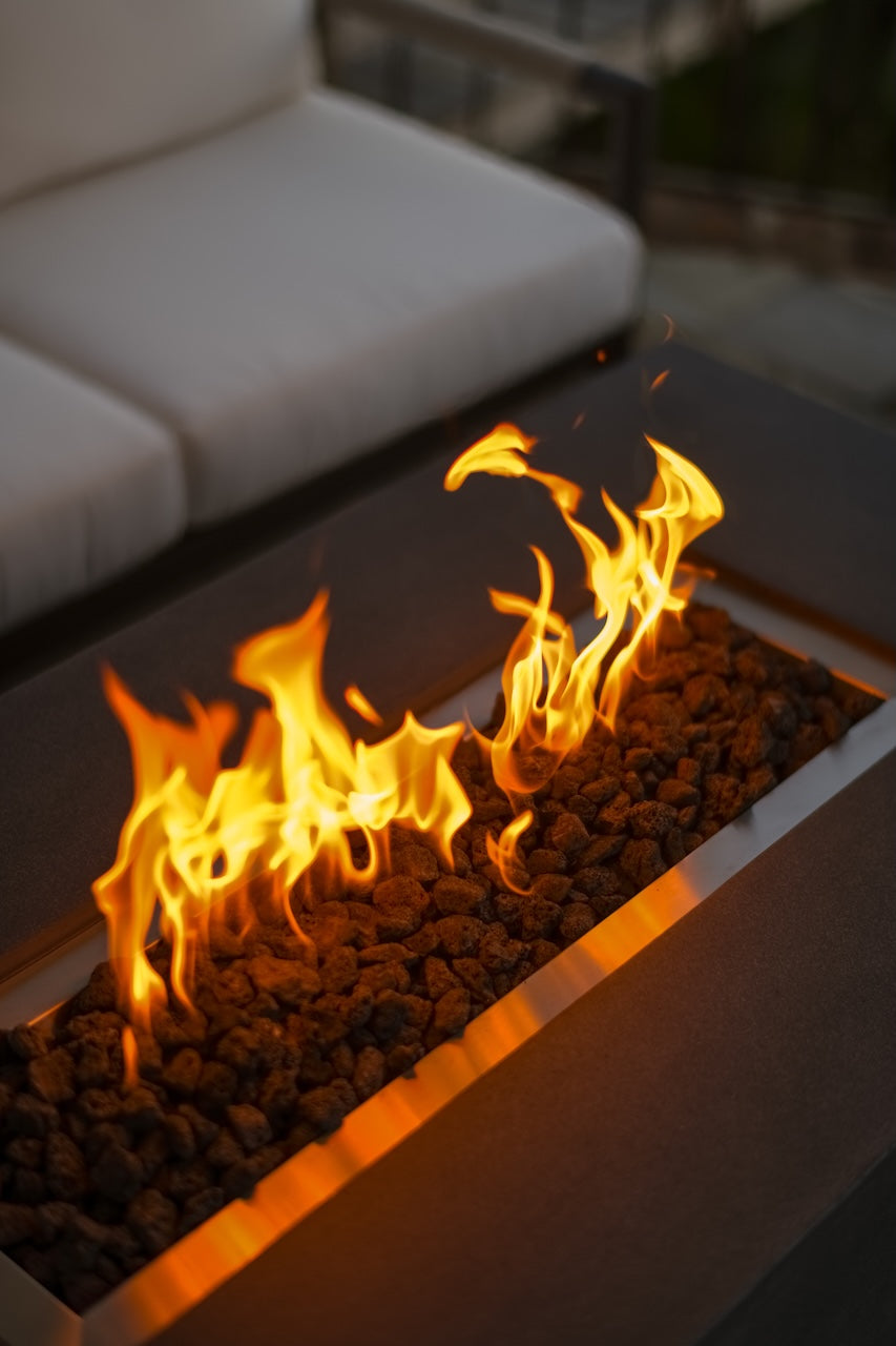 Mason 72" Rectangular Hidden Propane Gas Fire Pit