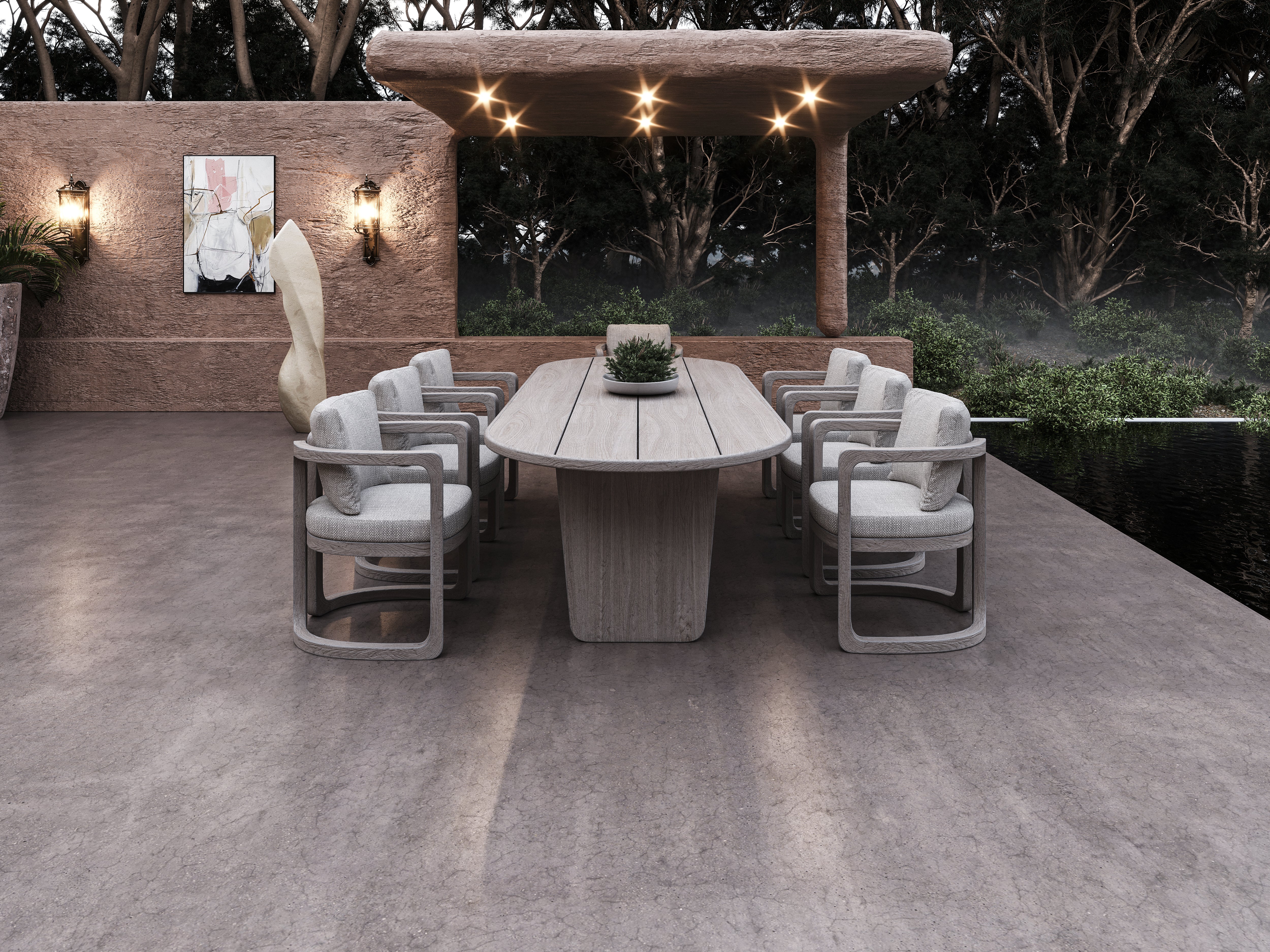 Muse Oval Dining Table