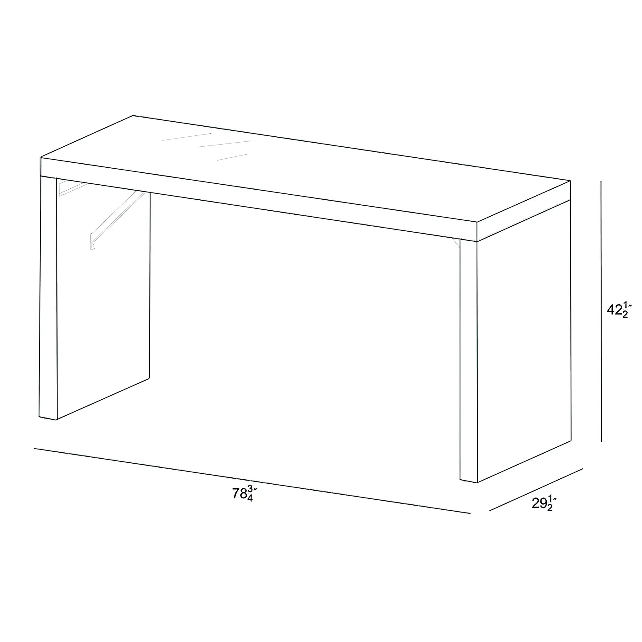 Harmonia Living Arden 6-Seat Aluminum Rectangular Bar Table 4