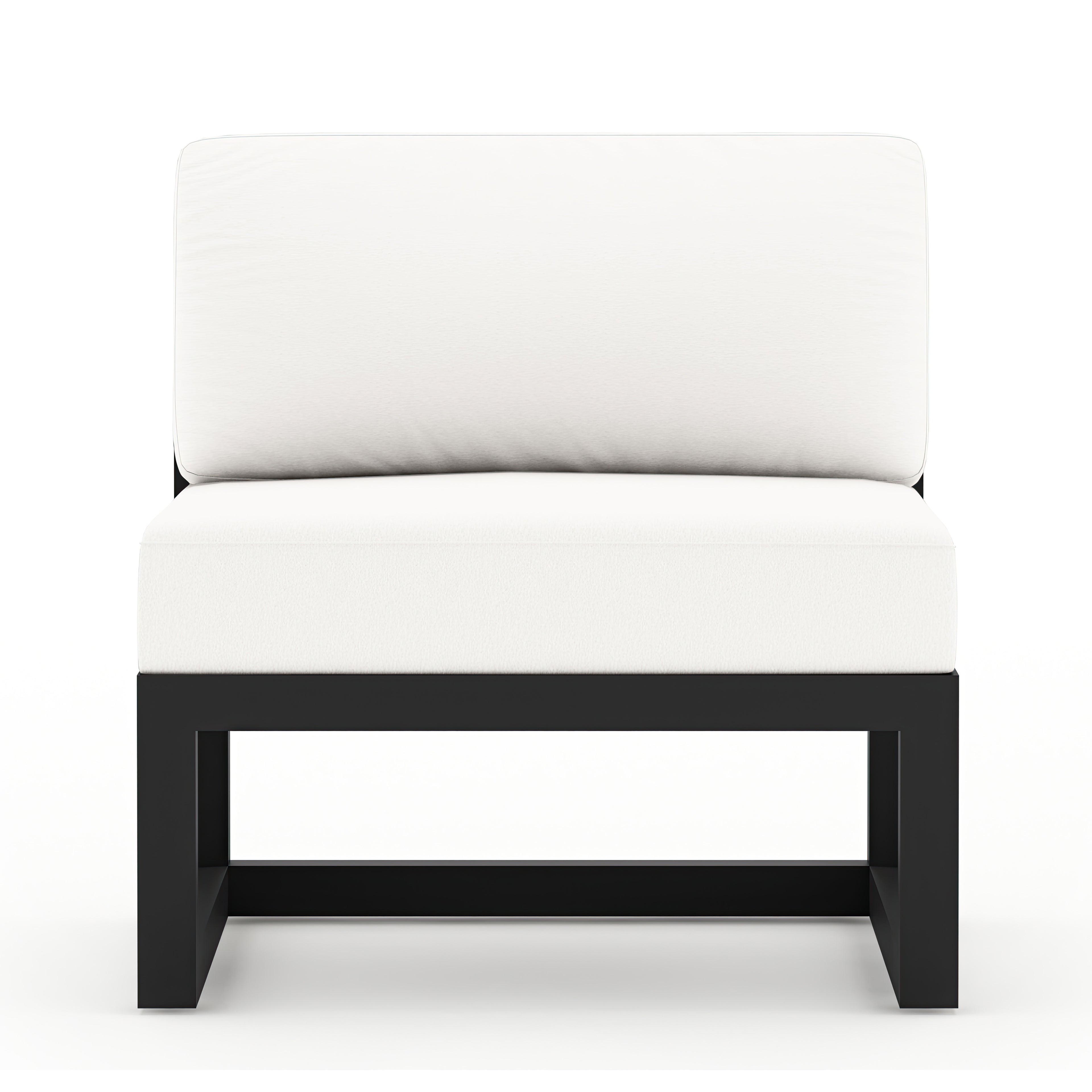 Avion Middle Section#Finish_Black#Fabric_Canvas Natural