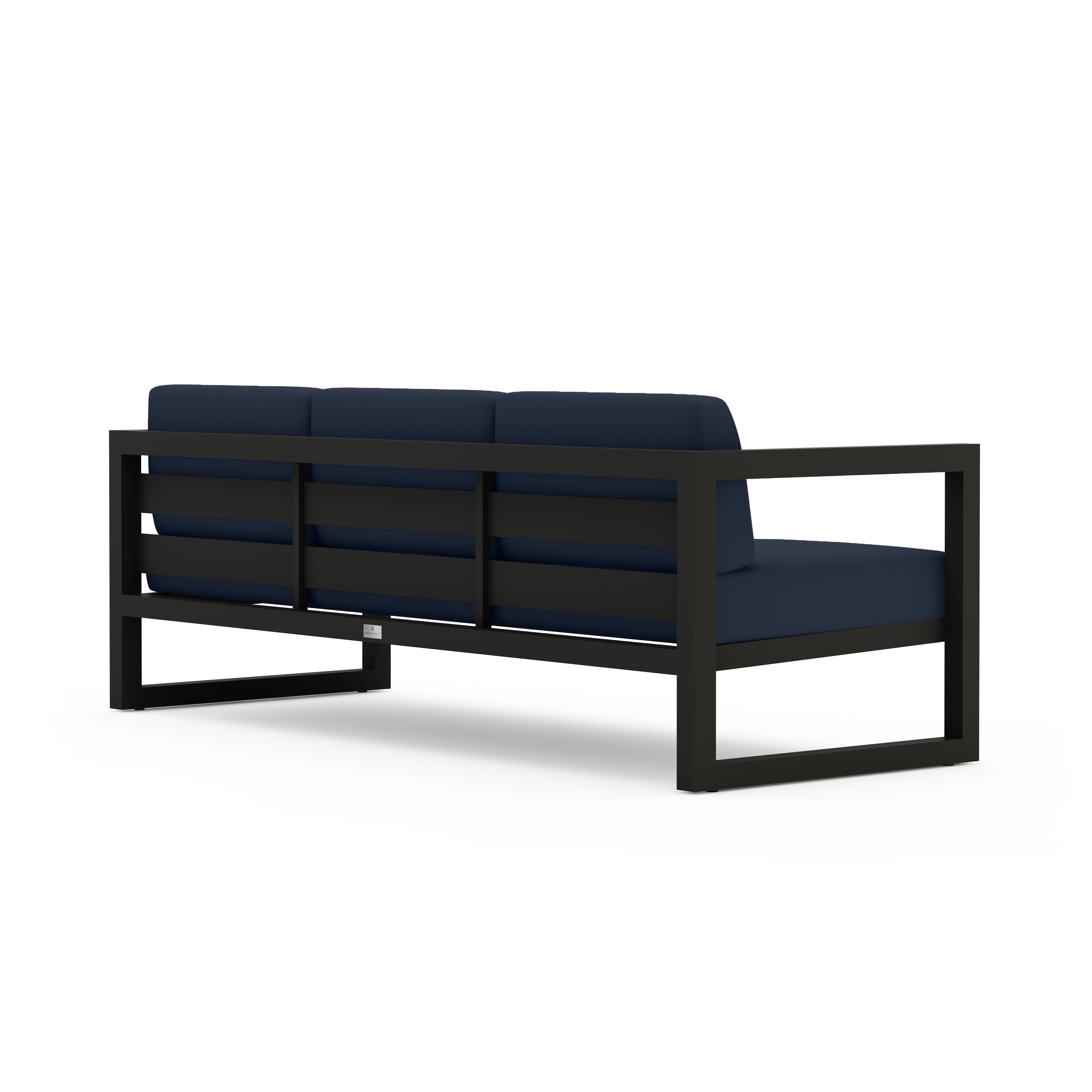 Avion Sofa#Finish_Black#Fabric_Spectrum Indigo