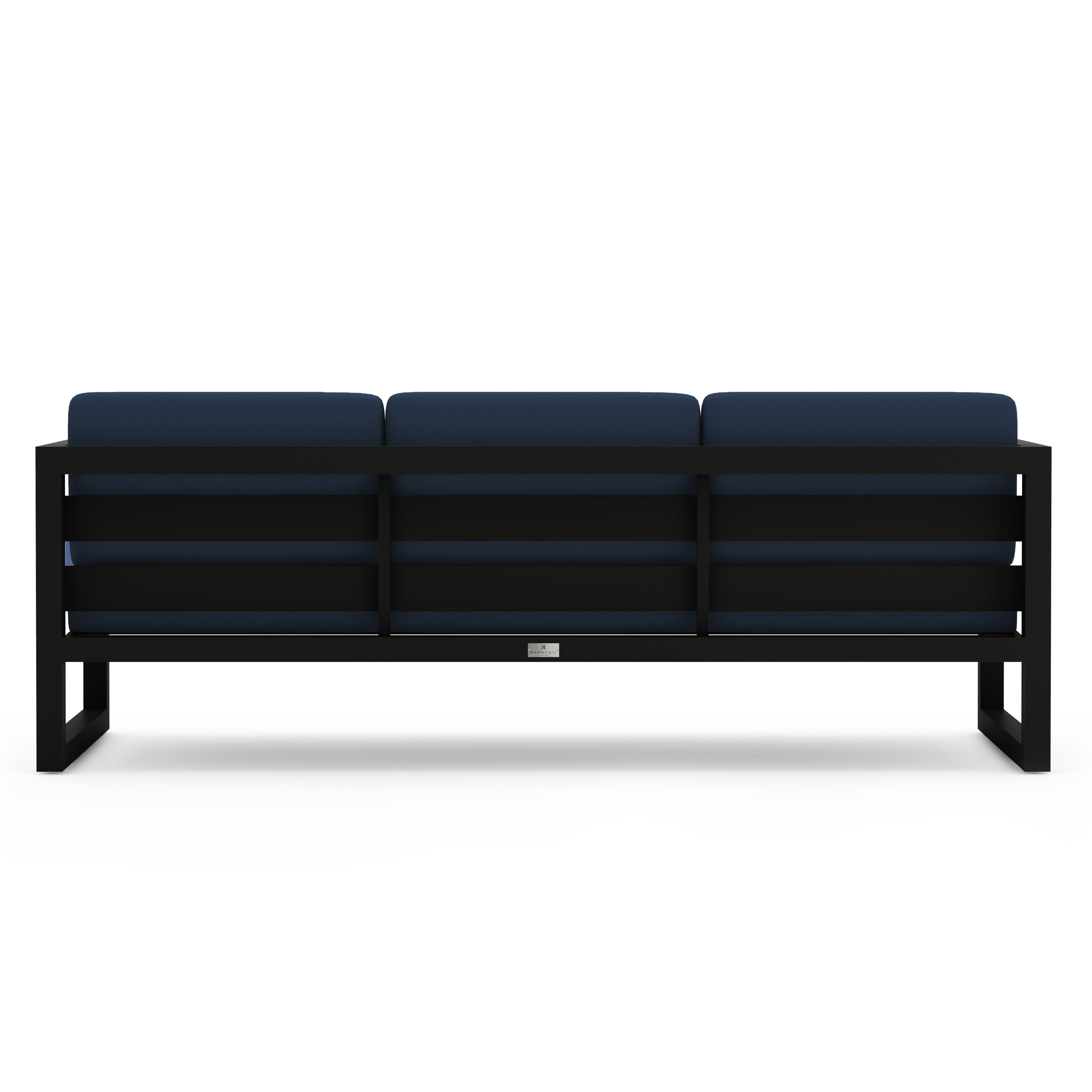 Avion Sofa#Finish_Black#Fabric_Spectrum Indigo