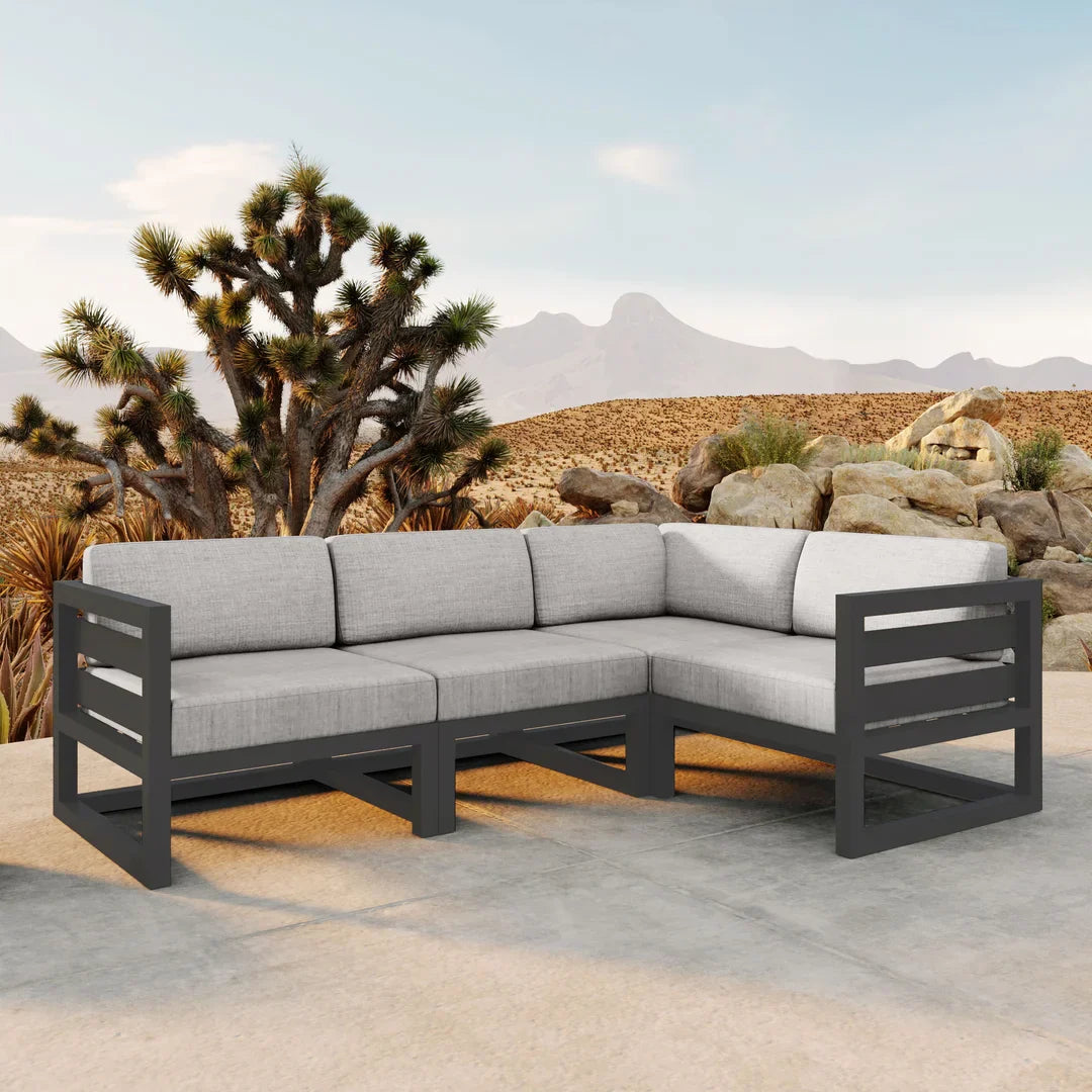 Avion 4 Piece Aluminum Sectional Set