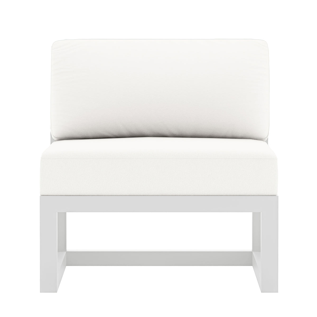 Avion Middle Section#Finish_White#Fabric_Canvas Natural