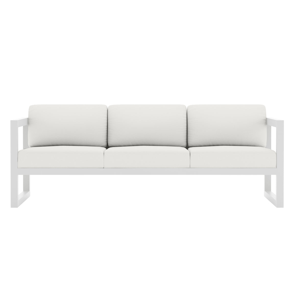 Avion Sofa#Finish_White#Fabric_Canvas Natural