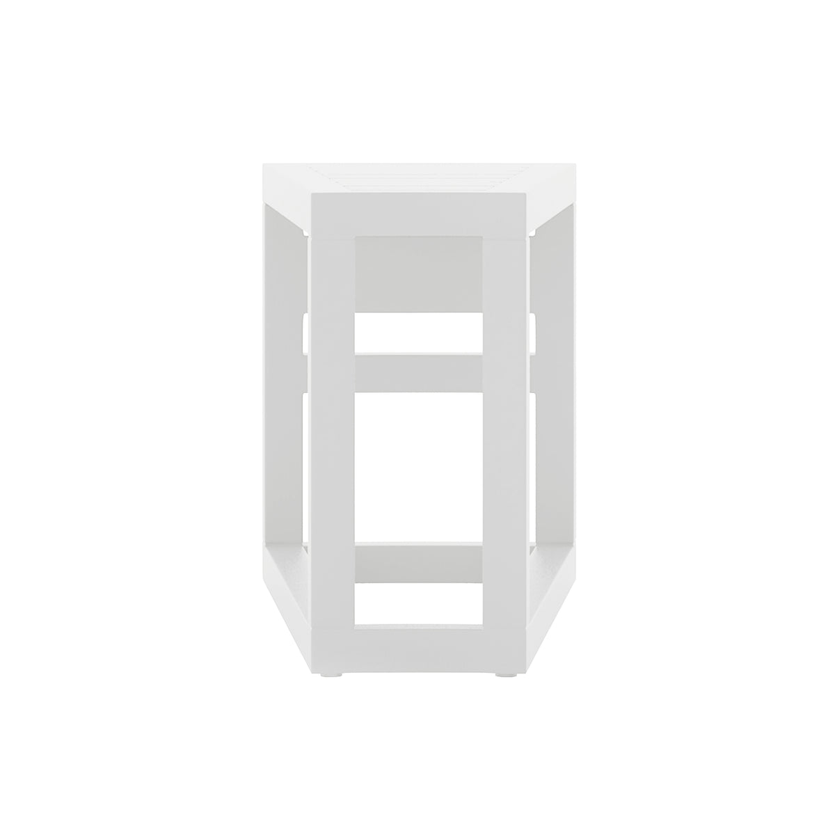 Avion Wedge End Table#Finish_White