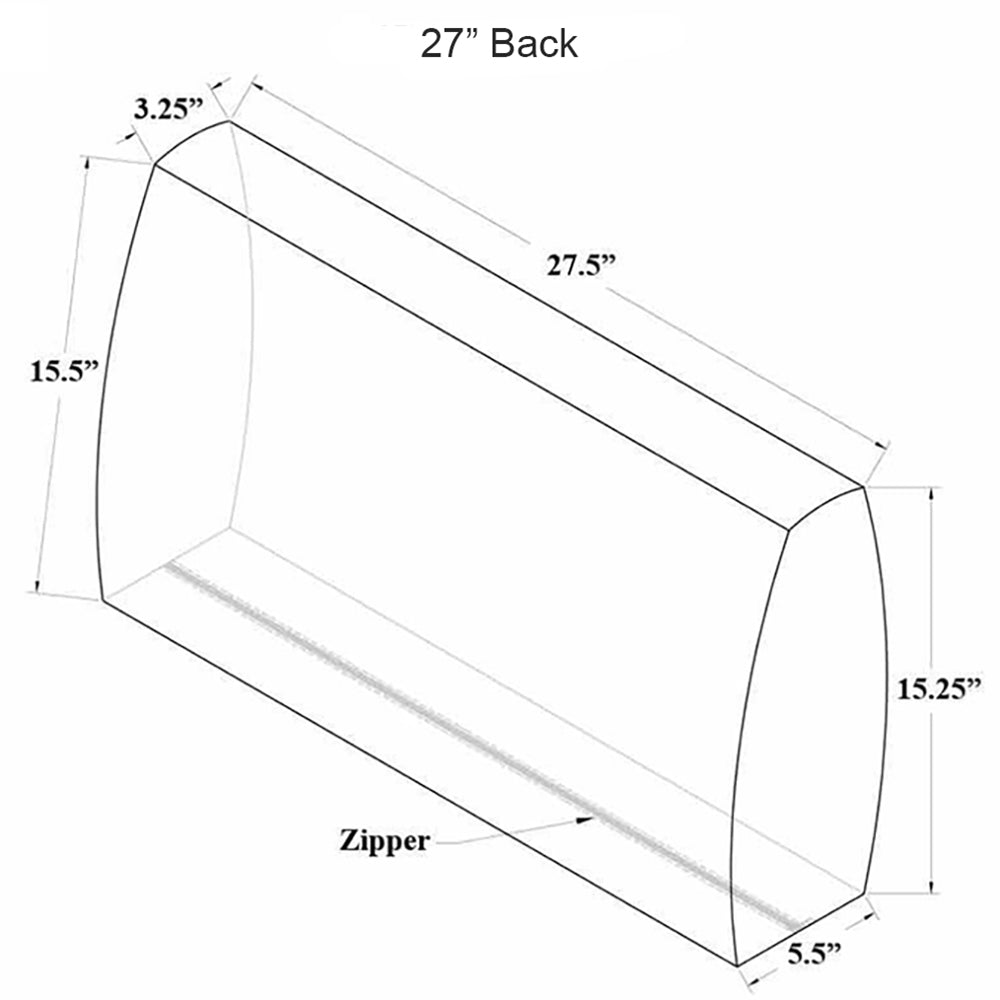 27" Back Cushion