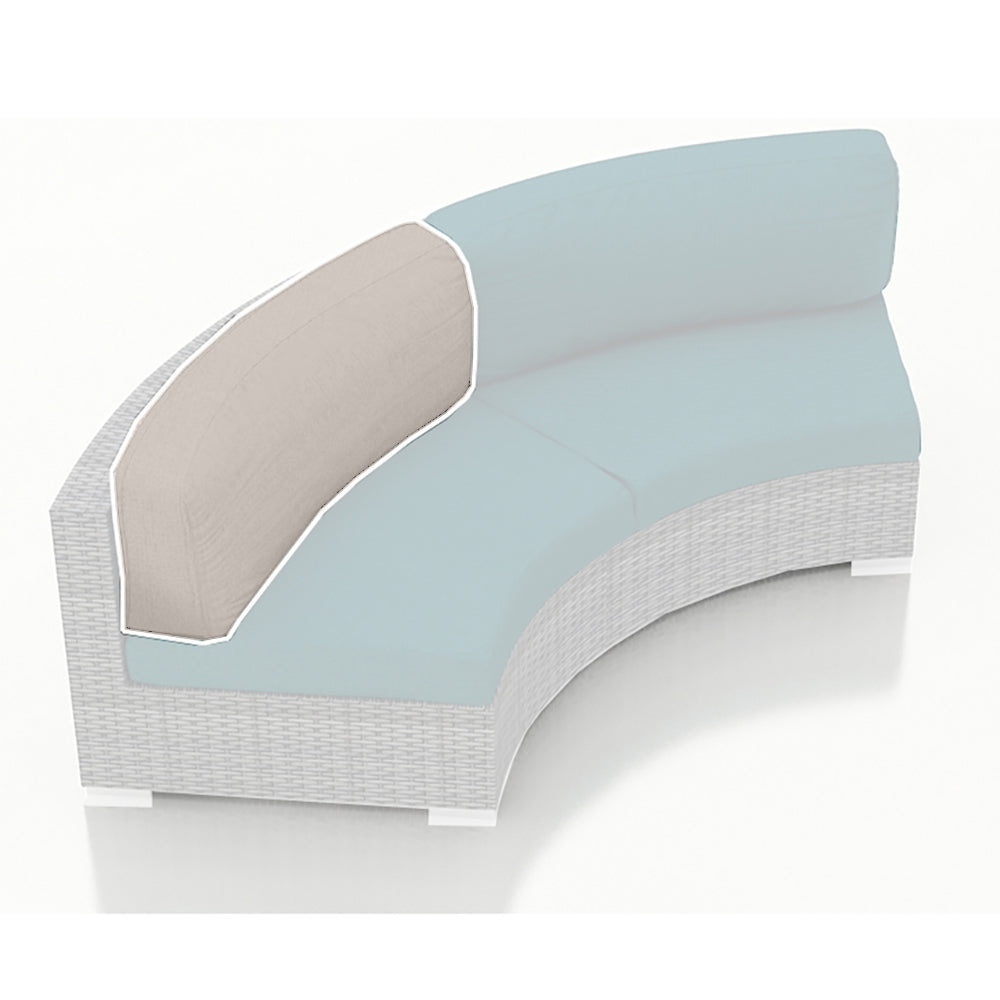 Curve Loveseat Back Cushion