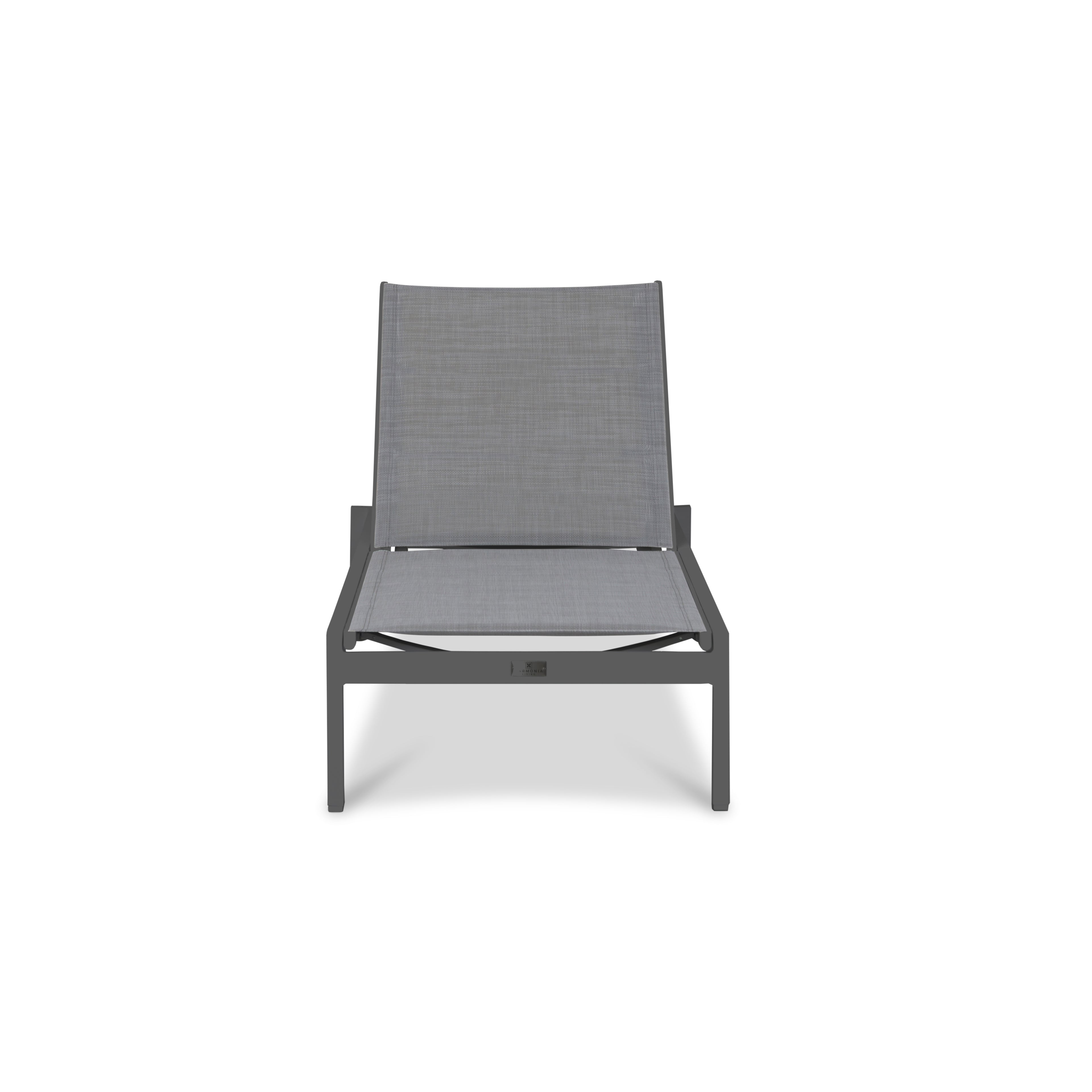 Lift Aluminum Reclining Chaise Lounge#Finish_Slate