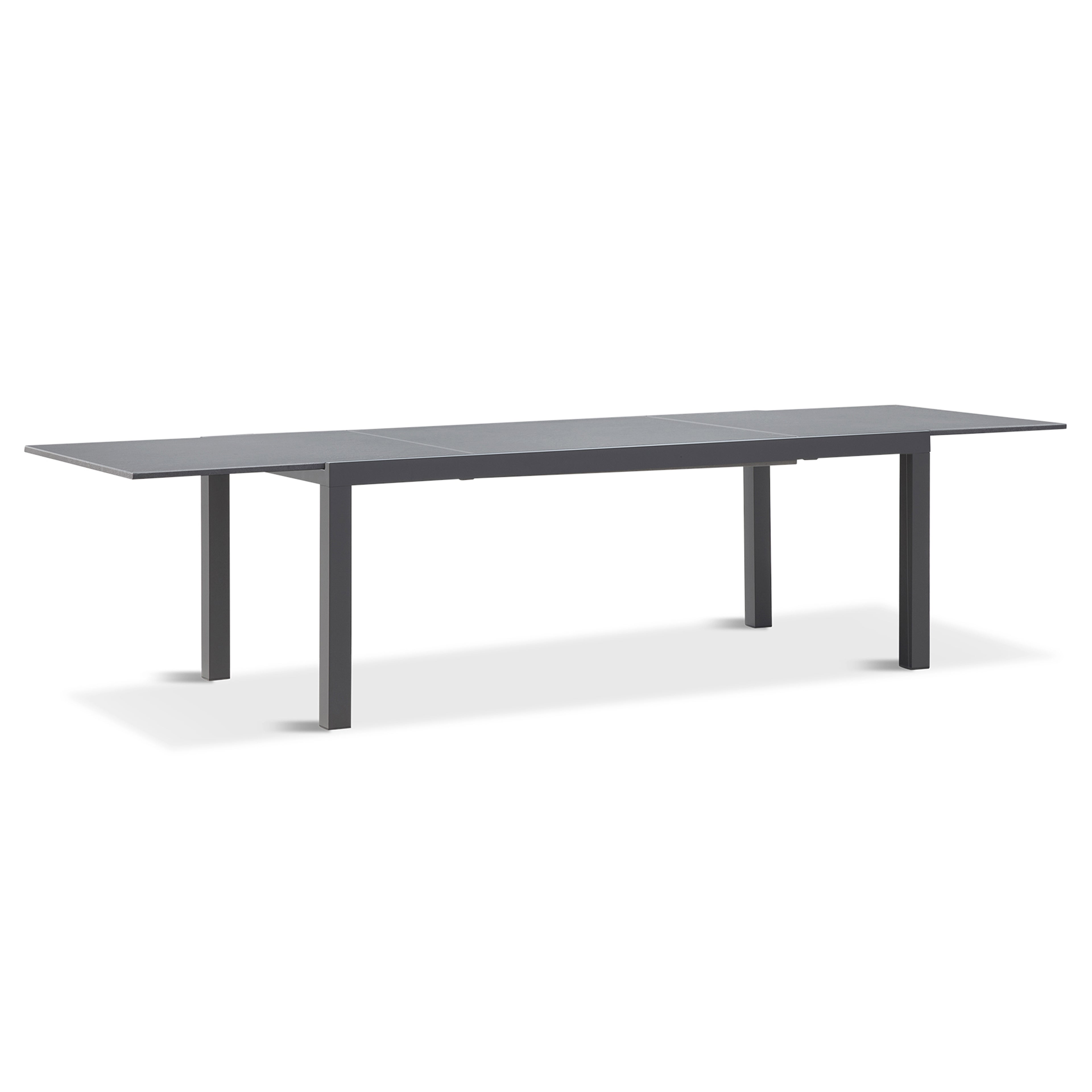 Pacifica 13 Piece Aluminum Extendable Dining Set#Finish_Slate