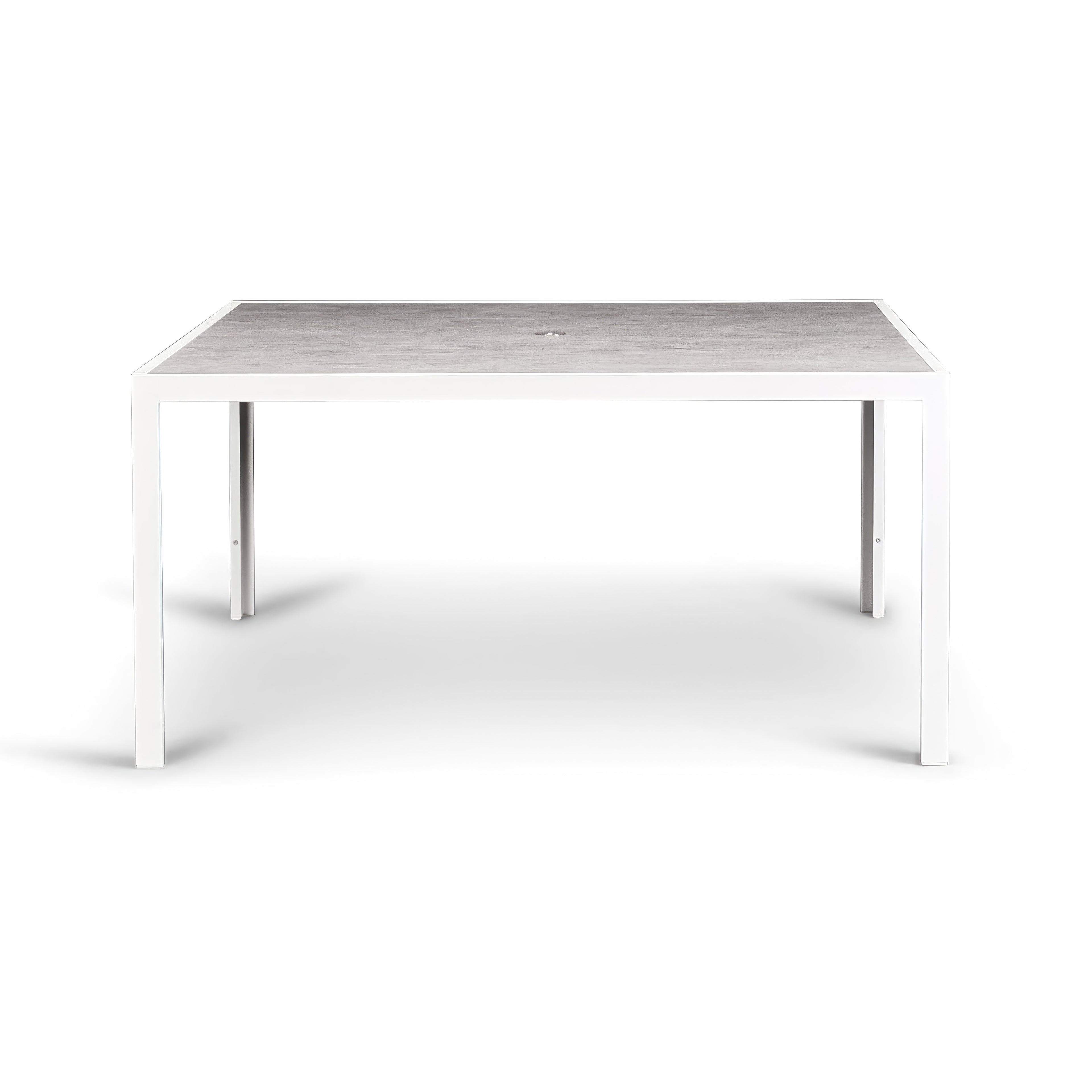 Pacifica 9 Piece Square Dining Set#Finish_White