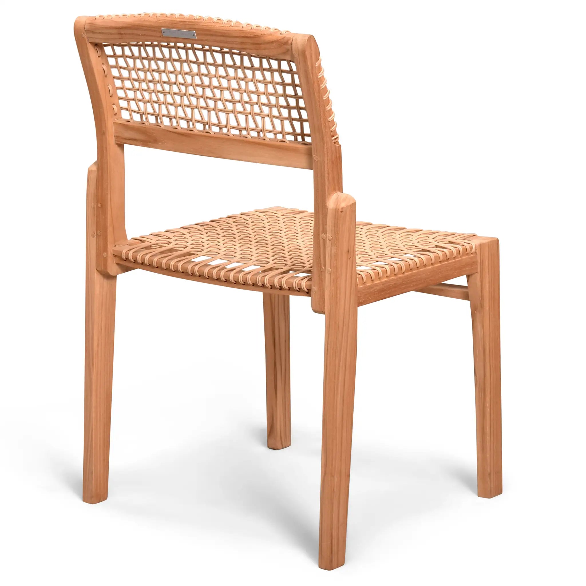 Sands Teak Dining Side Chair#Fabric_Teak - Frame Only