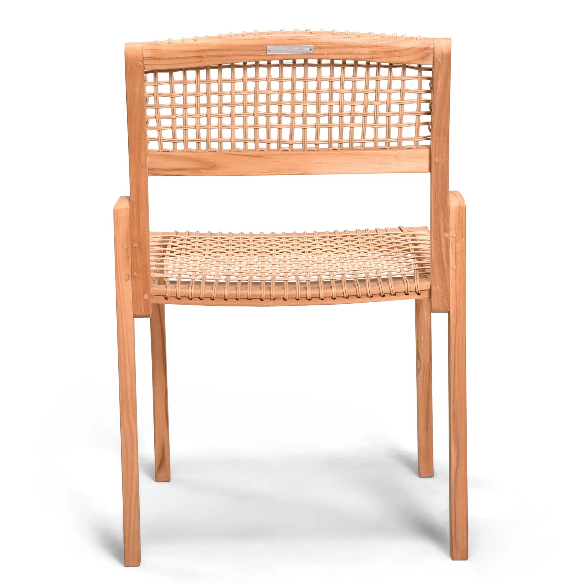 Sands Teak Dining Side Chair#Fabric_Teak - Frame Only