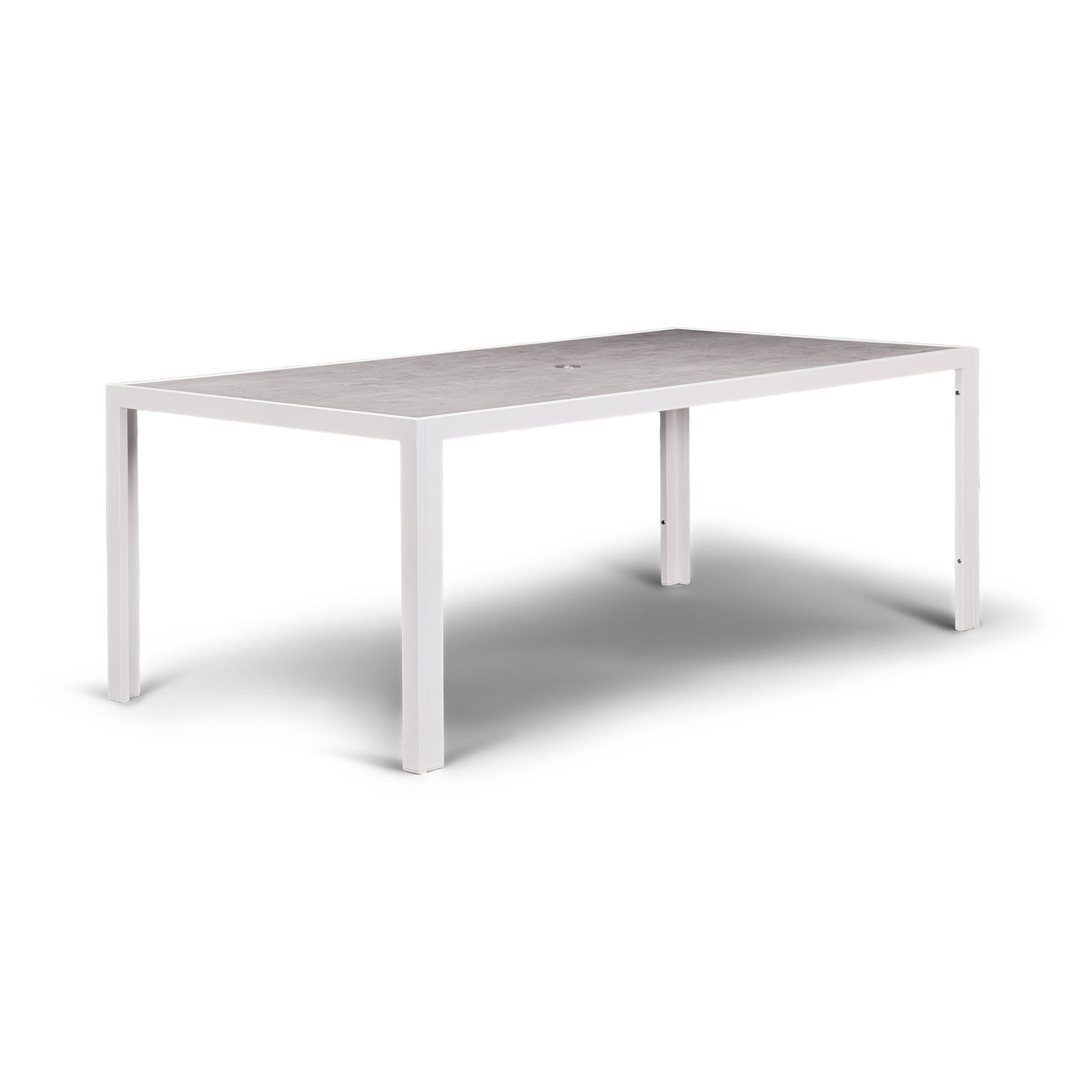 Staple 8-Seat Rectangular Dining Table#Finish_White