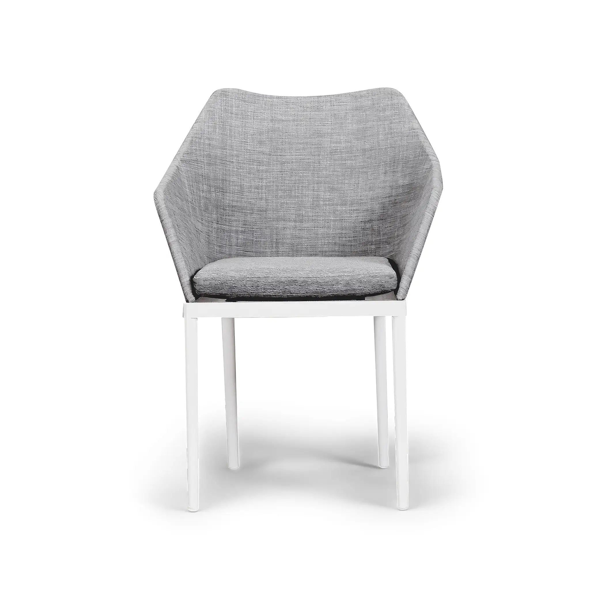 Harmonia Living Tailor Aluminum Dining Chair - White 1