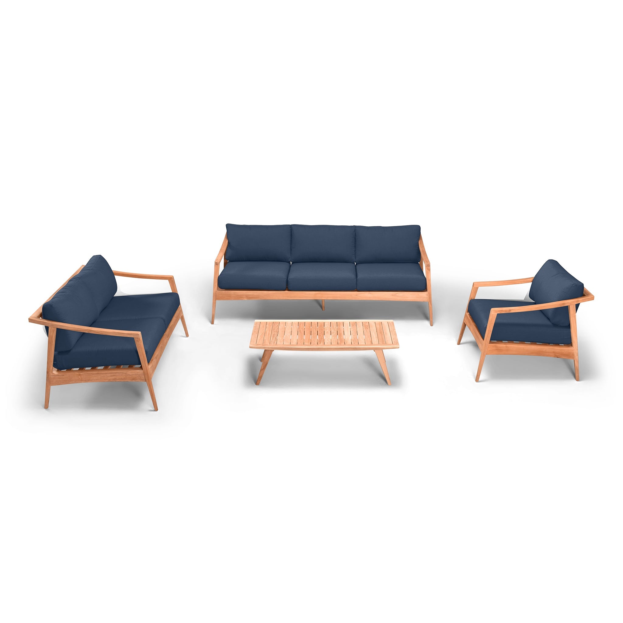 variant:Club Chair and Loveseat / Spectrum Indigo
