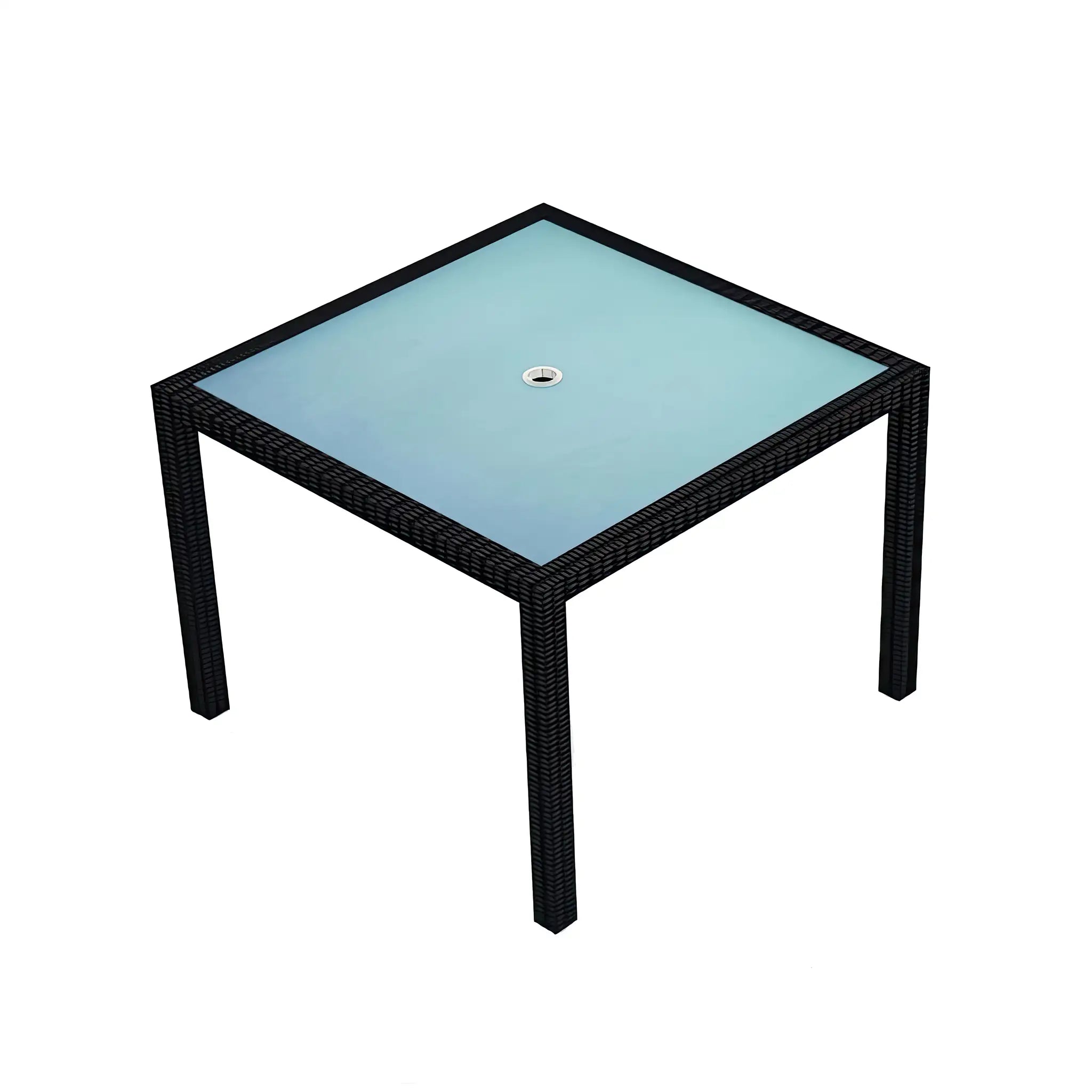 Harmonia Living Urbana 4-Seat Aluminum Square Dining Table 2