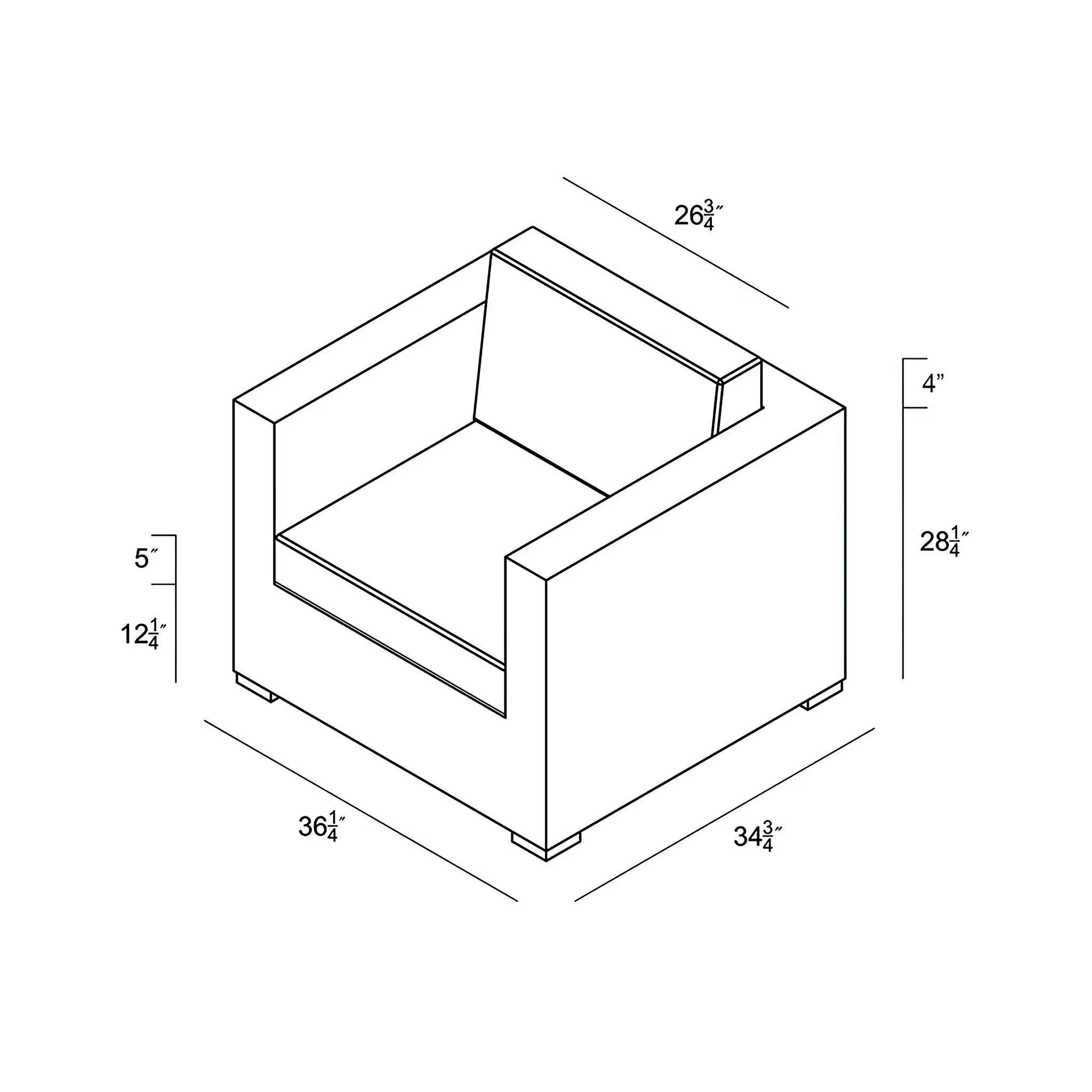Harmonia Living Urbana Aluminum Club Chair 23