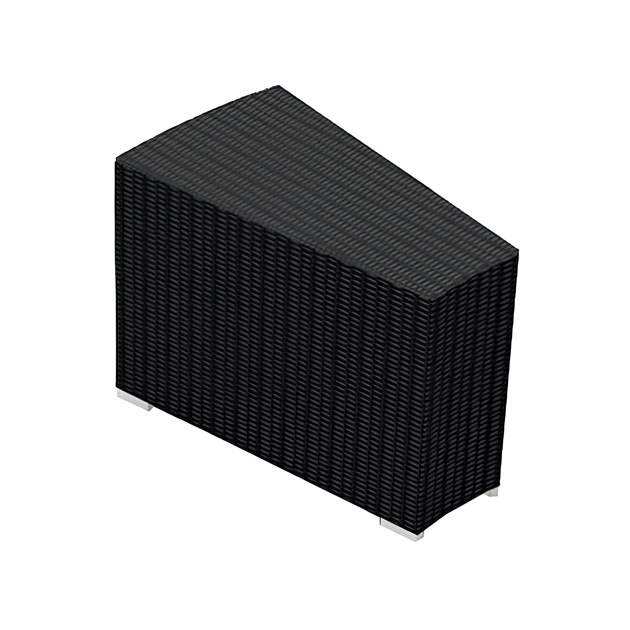 Harmonia Living Urbana Aluminum Wedge End Table 2