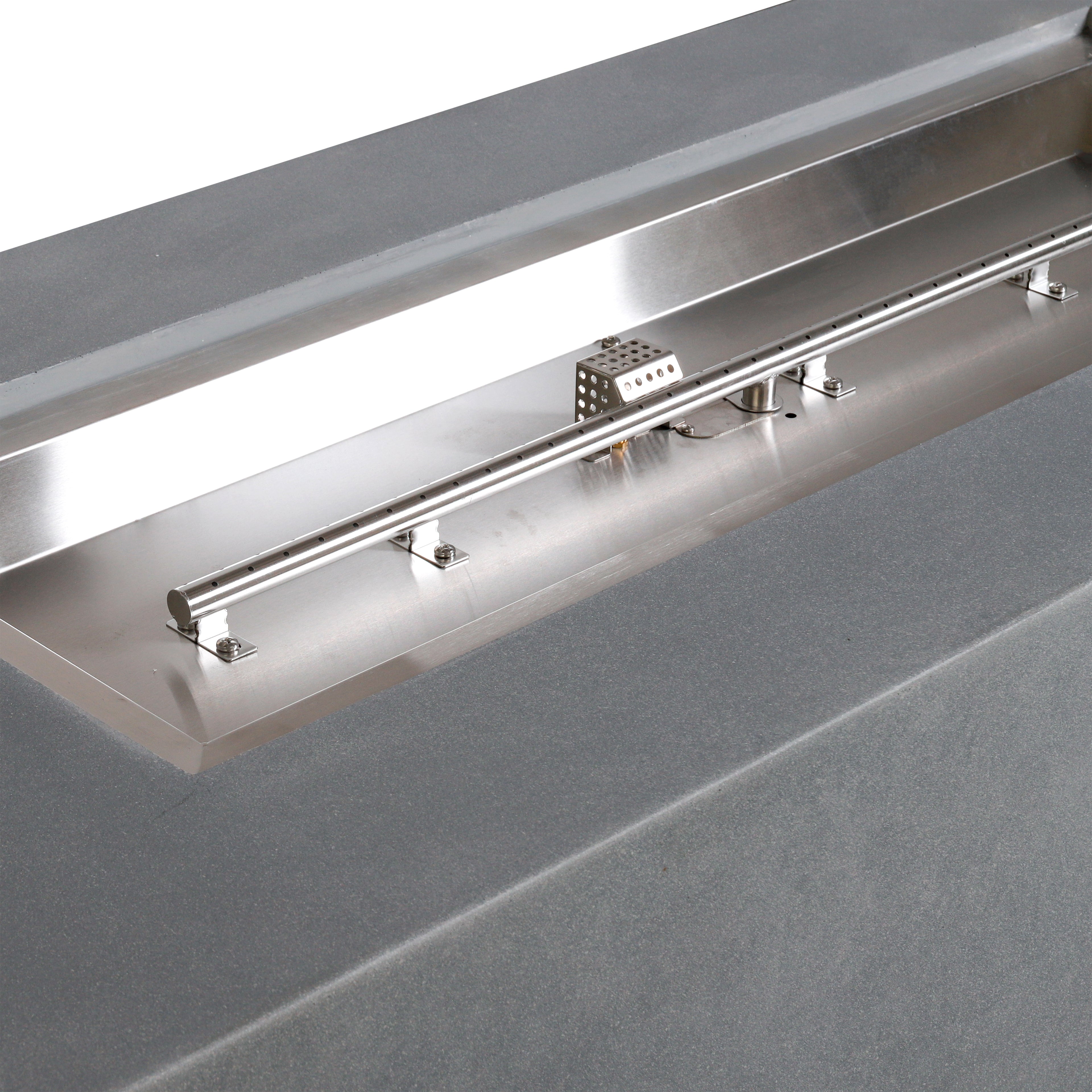 Mason 72" Rectangular Gas Fire Pit#Finish_Natural Gray