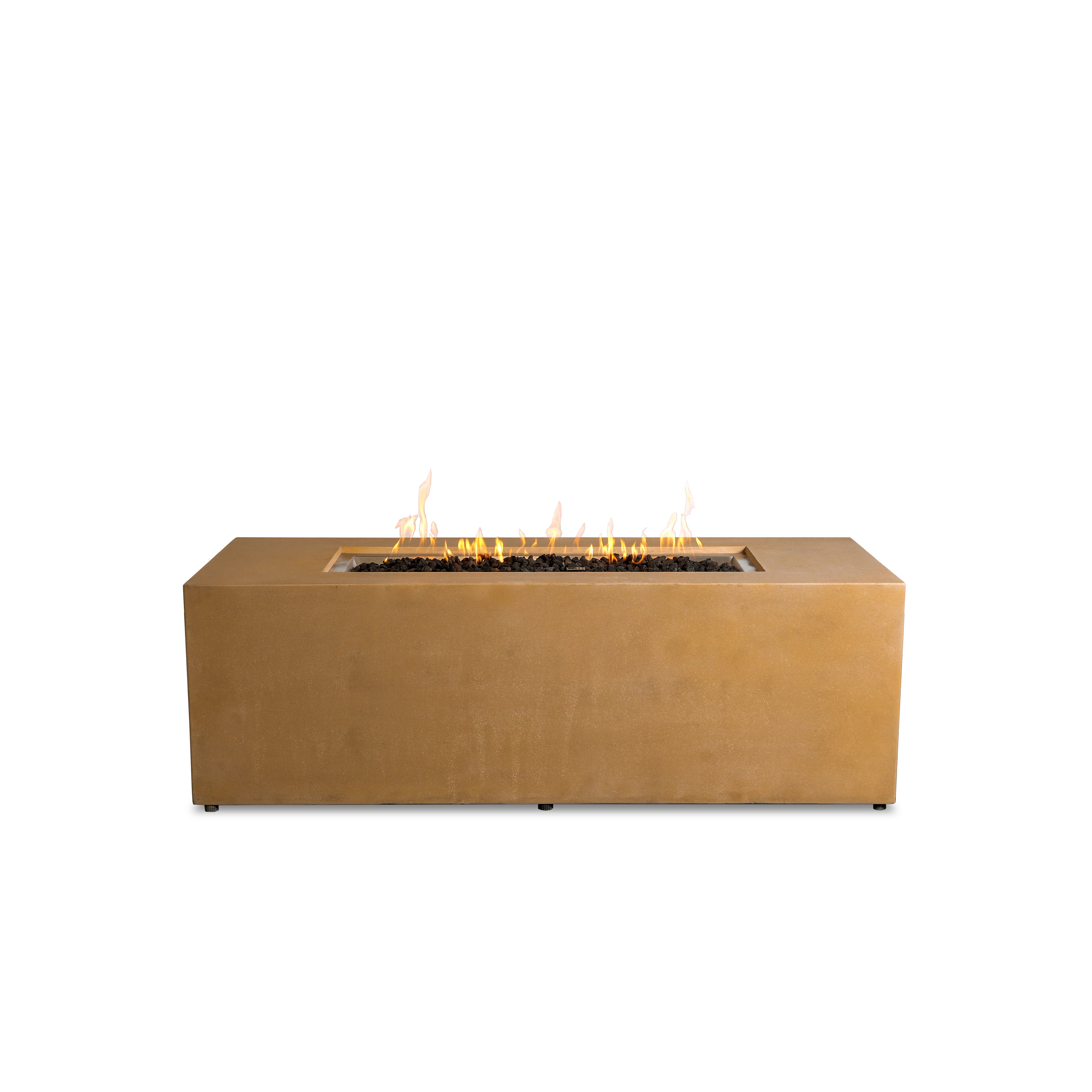 Mason 72" Rectangular Hidden Propane Gas Fire Pit#Finish_Sand