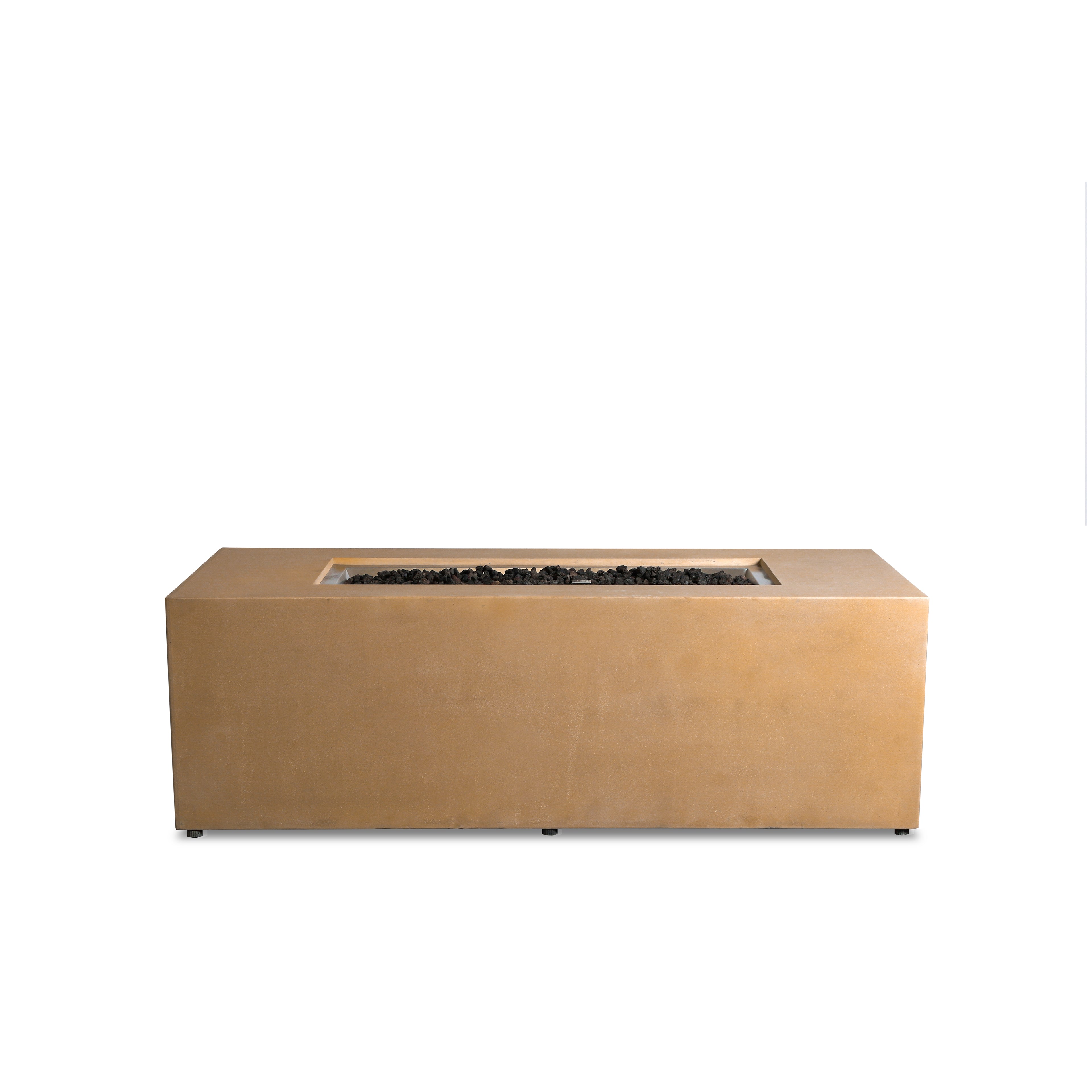 Mason 72" Rectangular Hidden Propane Gas Fire Pit#Finish_Sand
