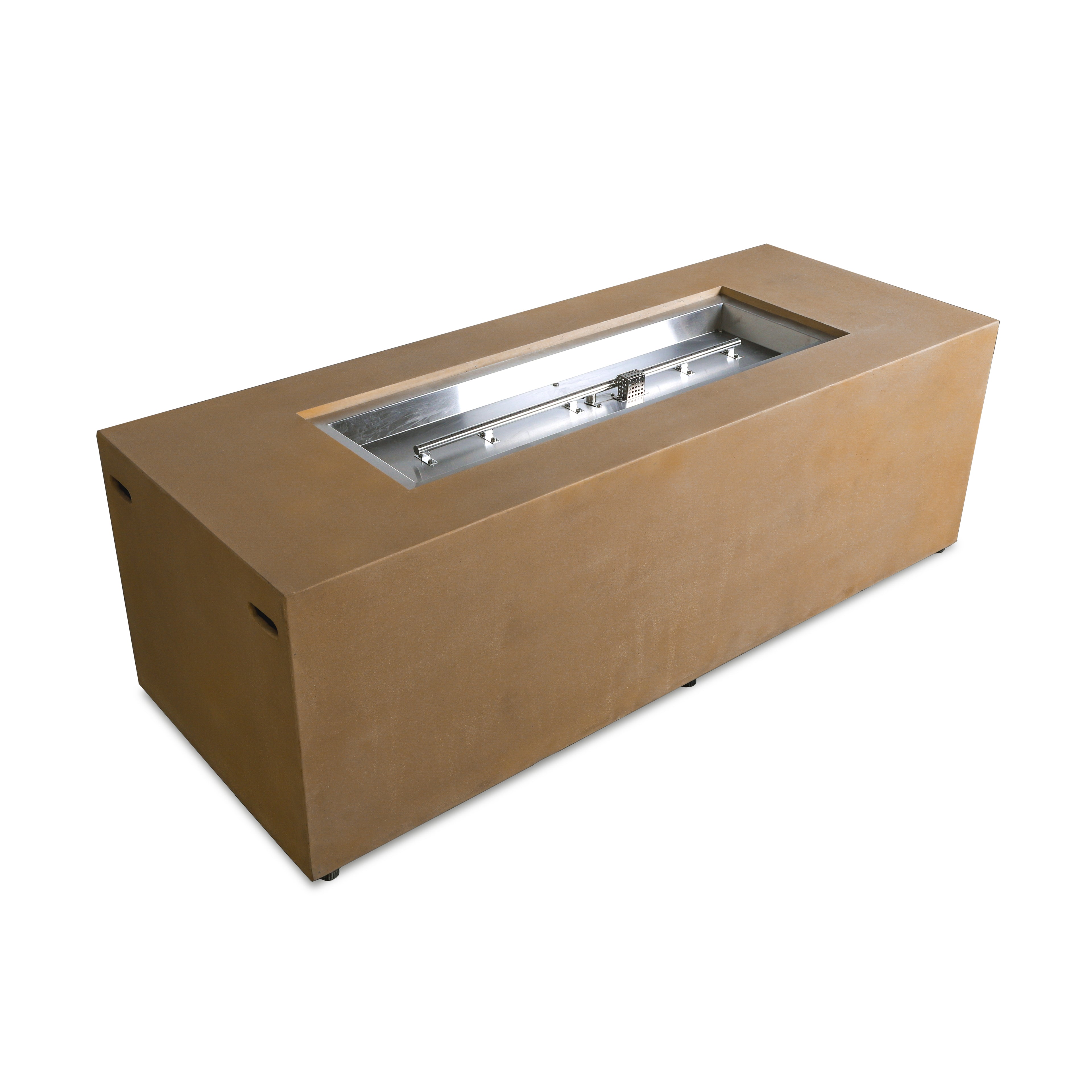 Mason 72" Rectangular Hidden Propane Gas Fire Pit#Finish_Sand