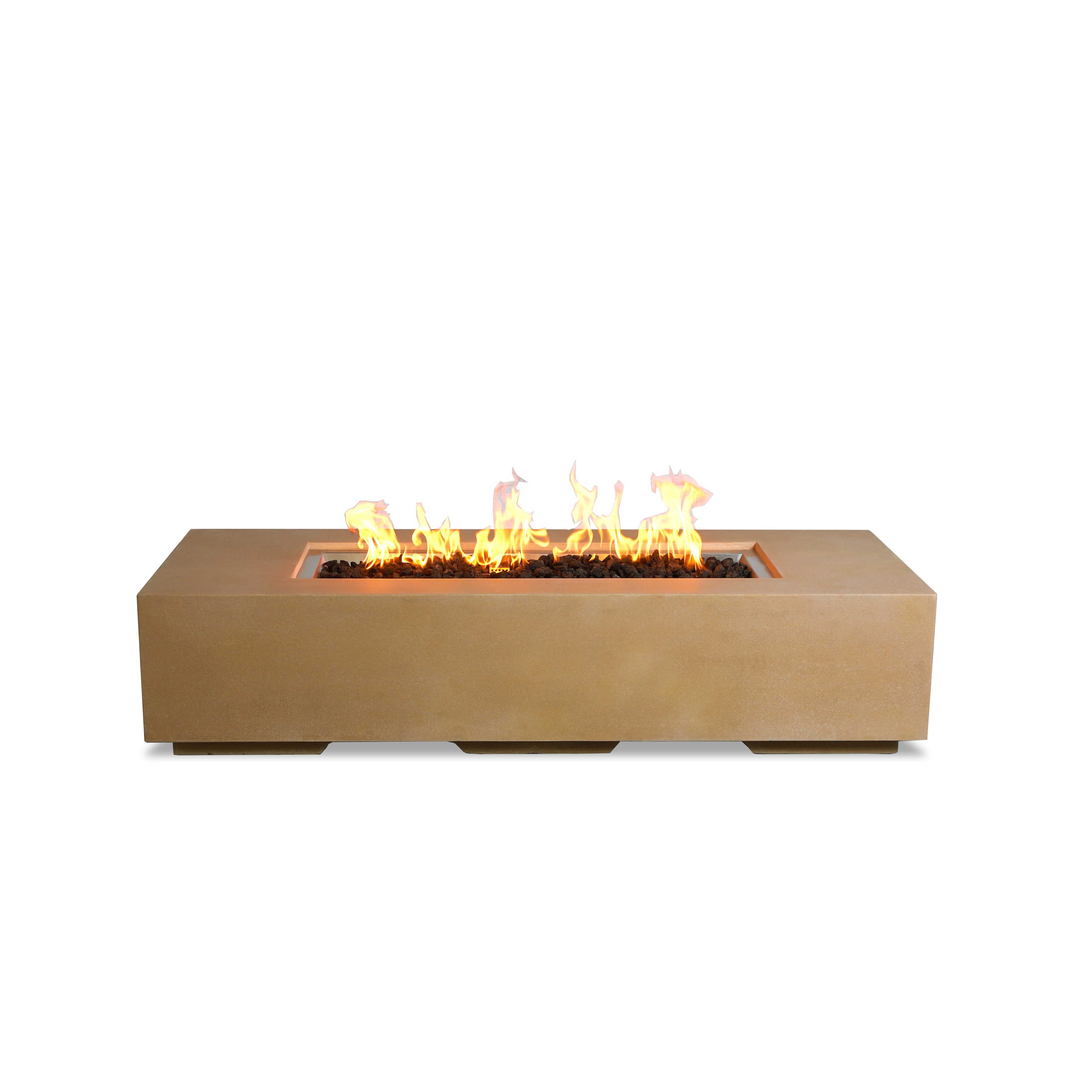 Mason 72" Rectangular Gas Fire Pit#Finish_Sand