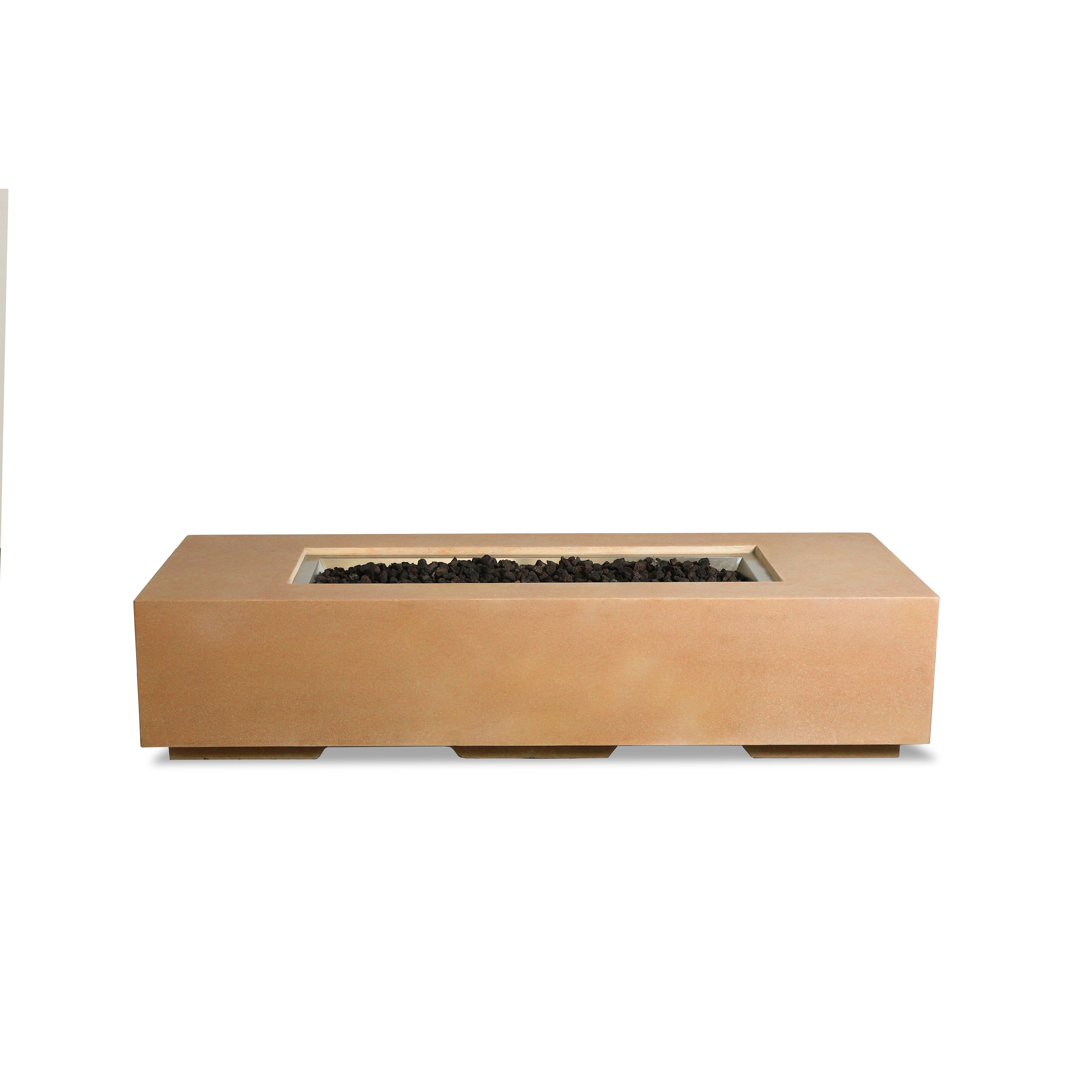 Mason 72" Rectangular Gas Fire Pit#Finish_Sand