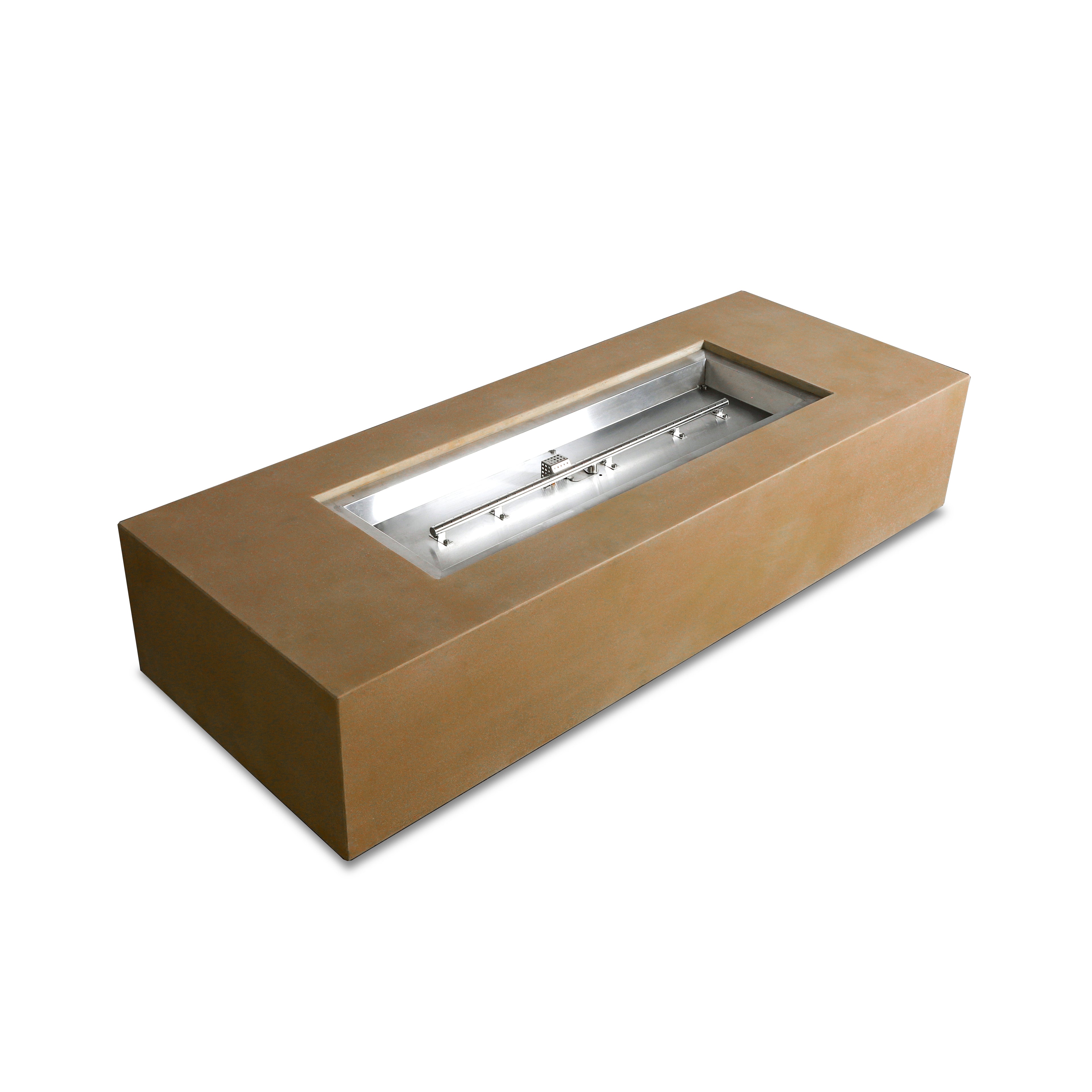 Mason 72" Rectangular Gas Fire Pit#Finish_Sand
