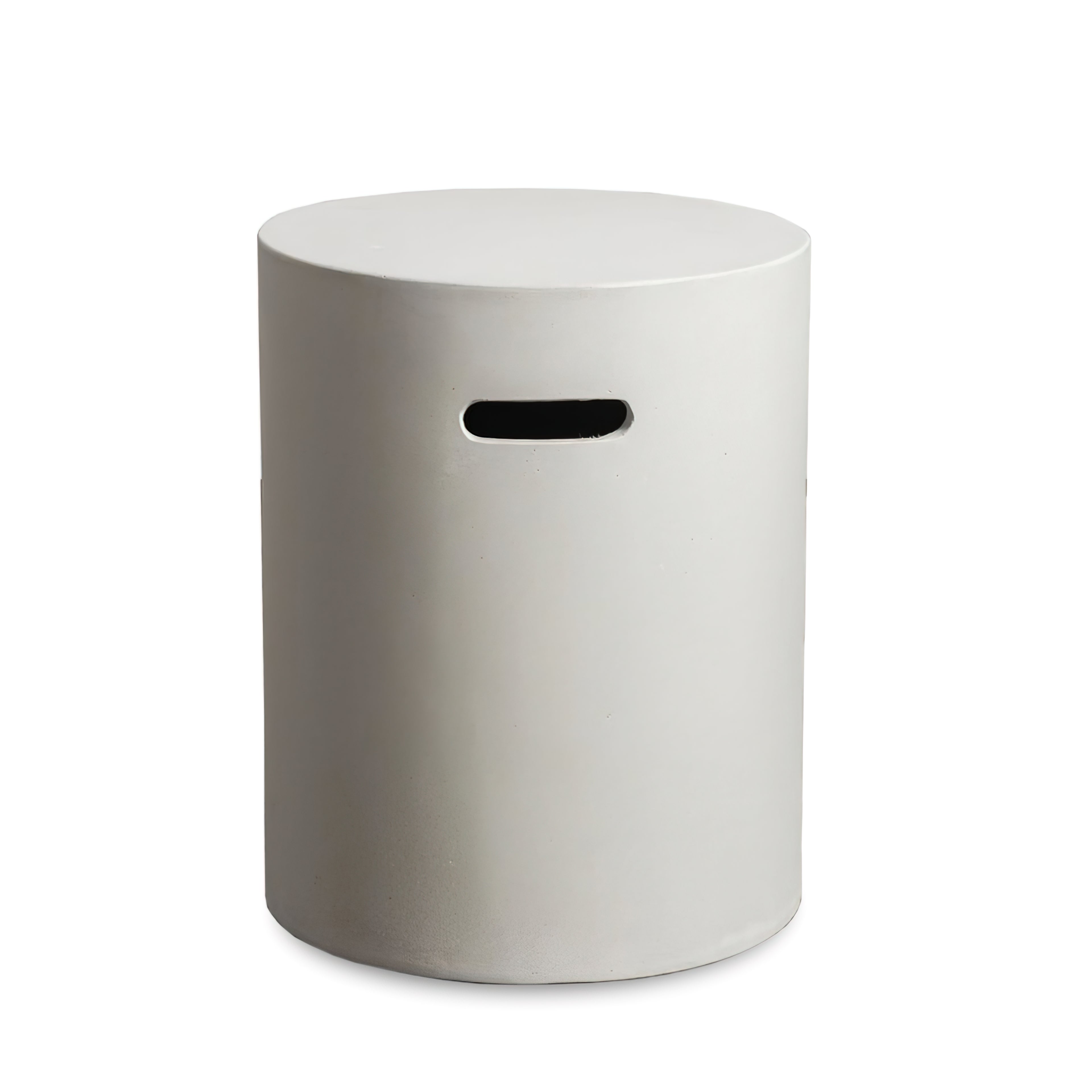 Mason 16" Round Propane Tank Cover#Finish_Stone White