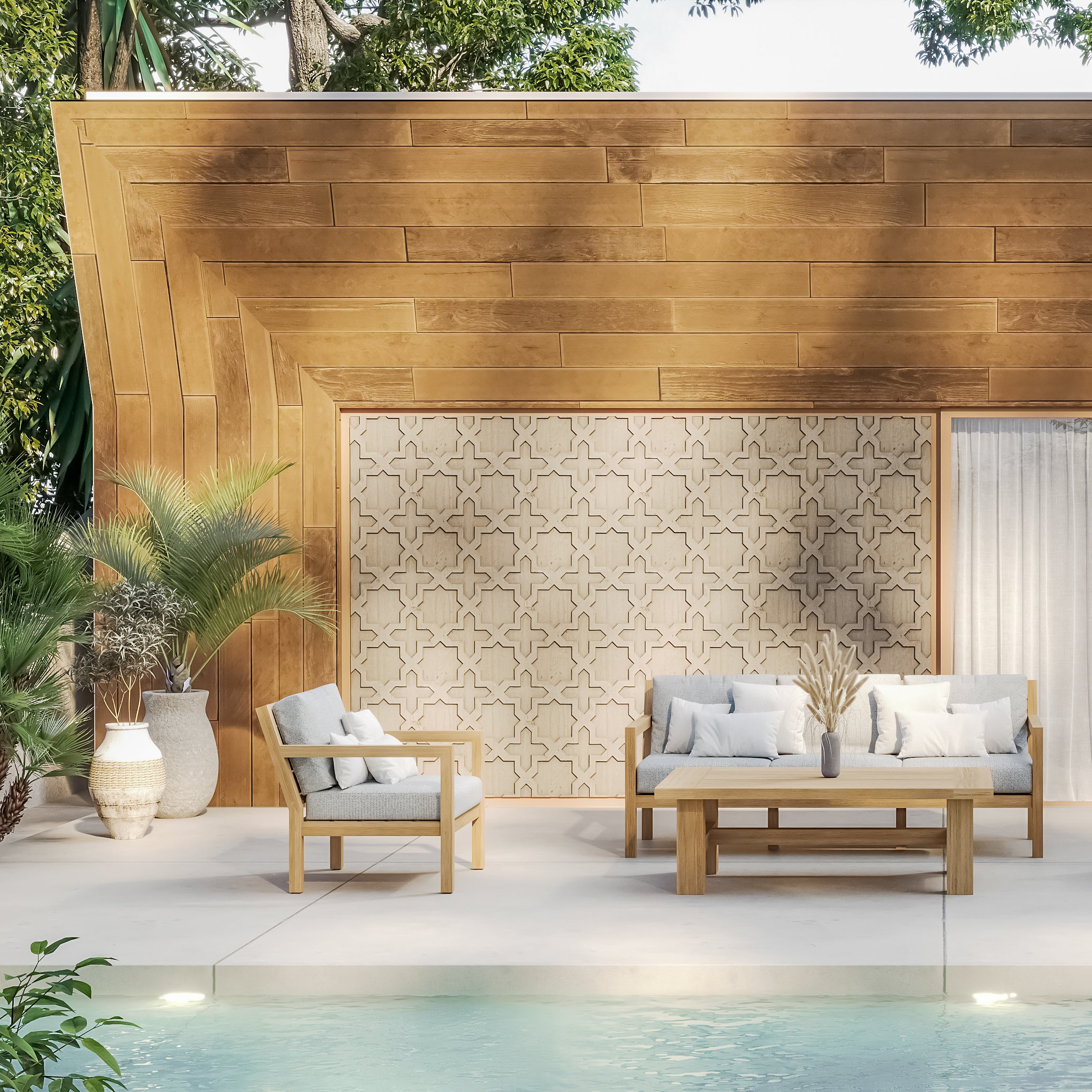 Classic Teak Club Chair