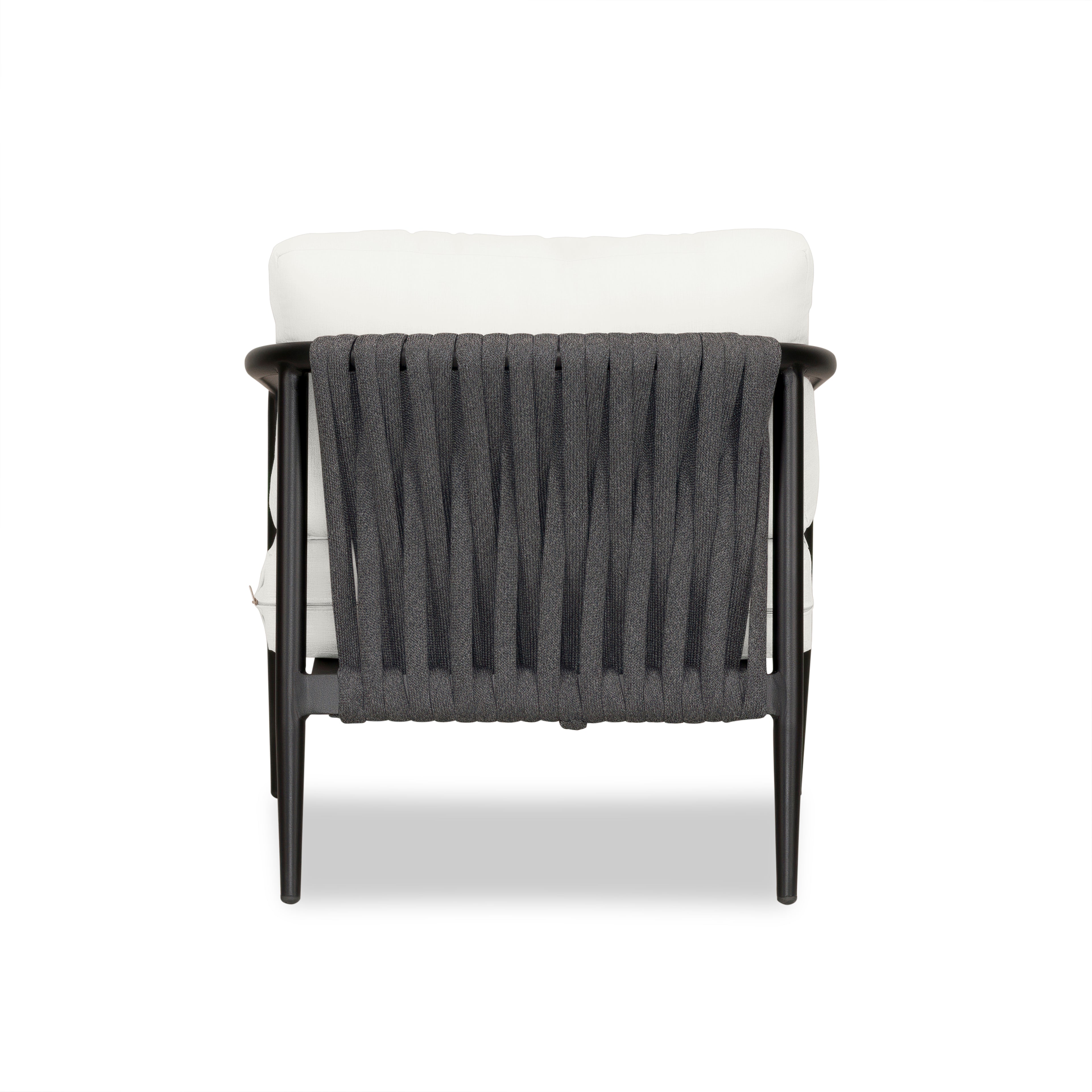 Olio Club Chair#Finish_Black#Fabric_Canvas Natural