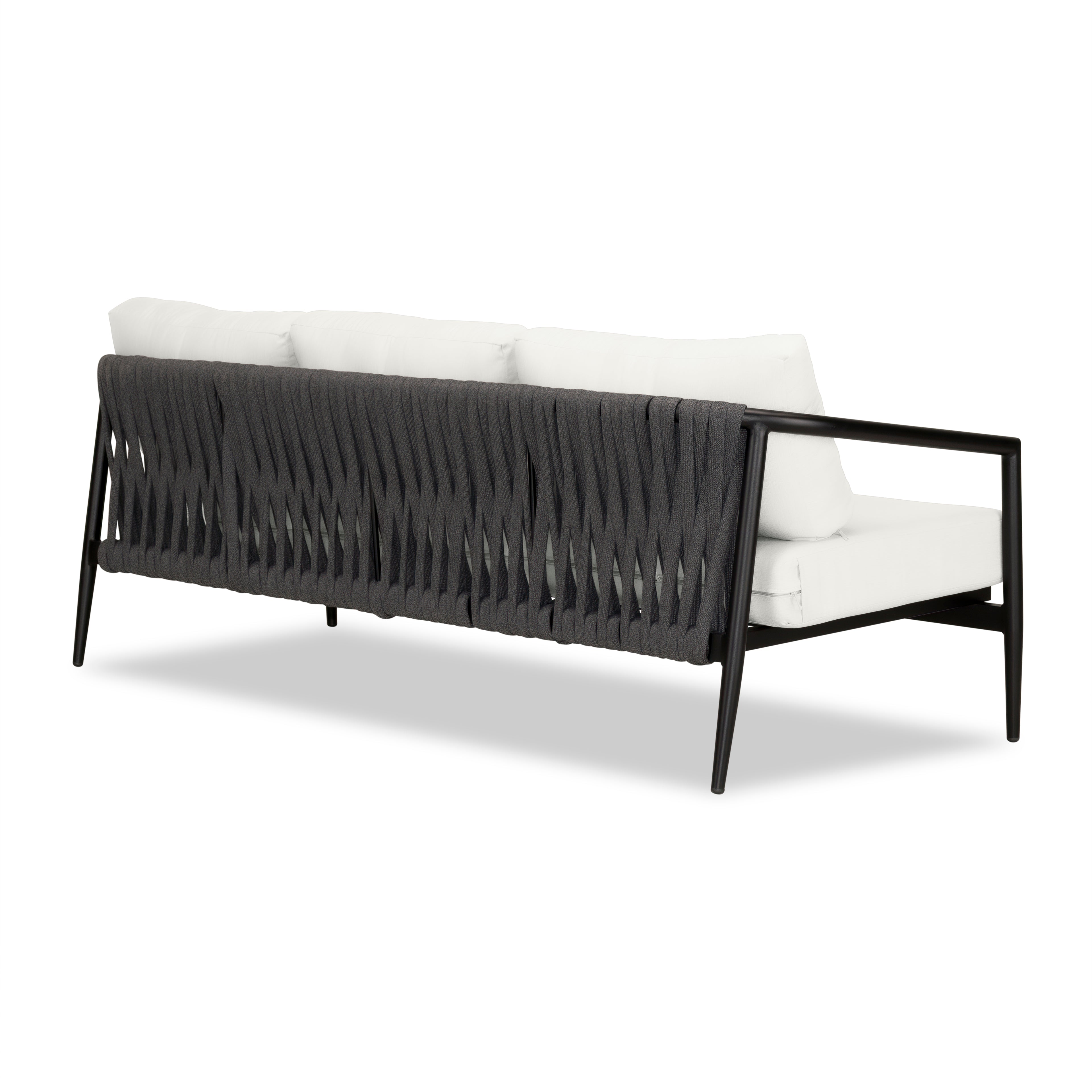 Olio Sofa#Finish_Black#Fabric_Canvas Natural