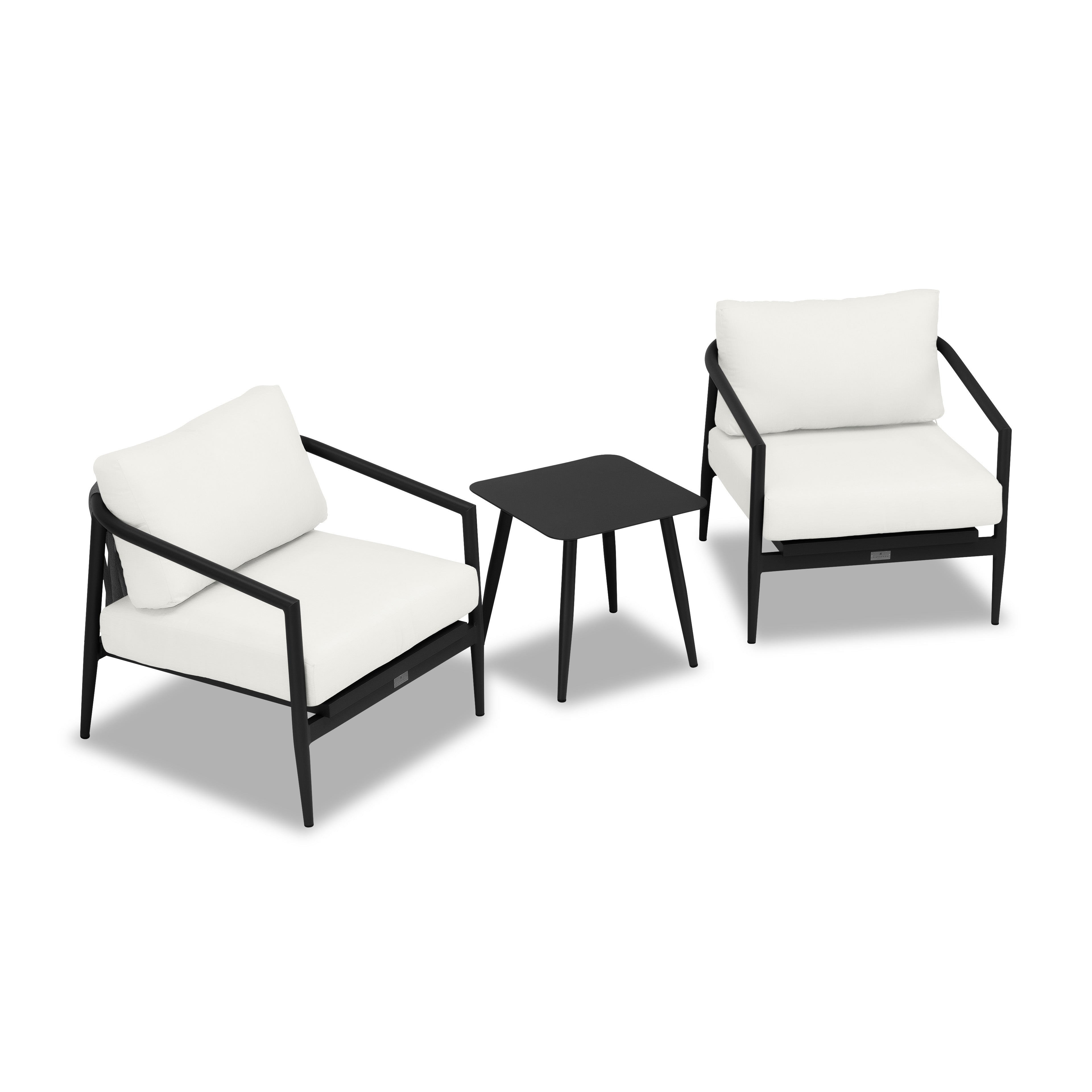 Olio 3 Piece Club Chair Set#Finish_Black#Fabric_Canvas Natural