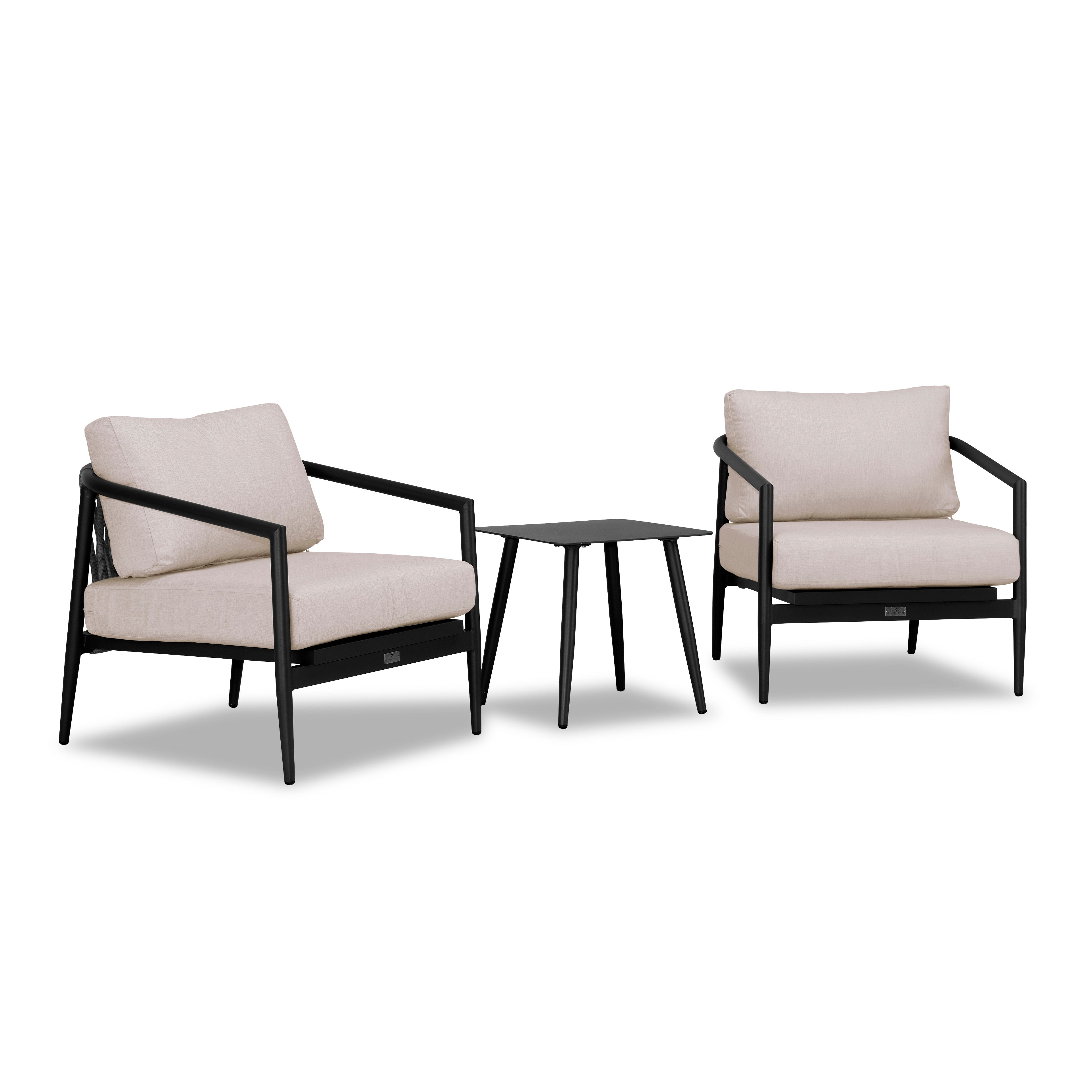 Olio 3 Piece Club Chair Set#Finish_Black#Fabric_Cast Silver