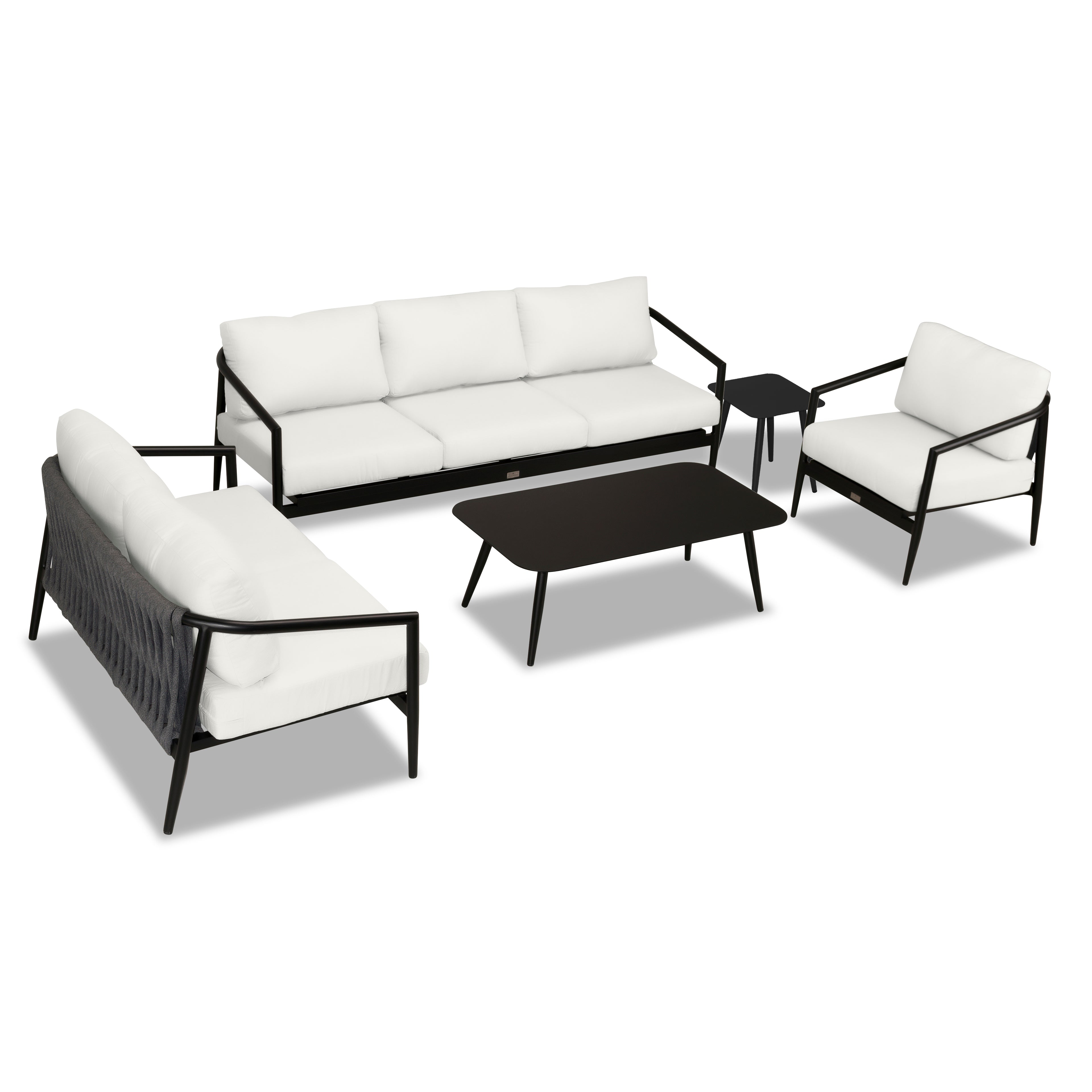 Olio 5 Piece Sofa Loveseat Set